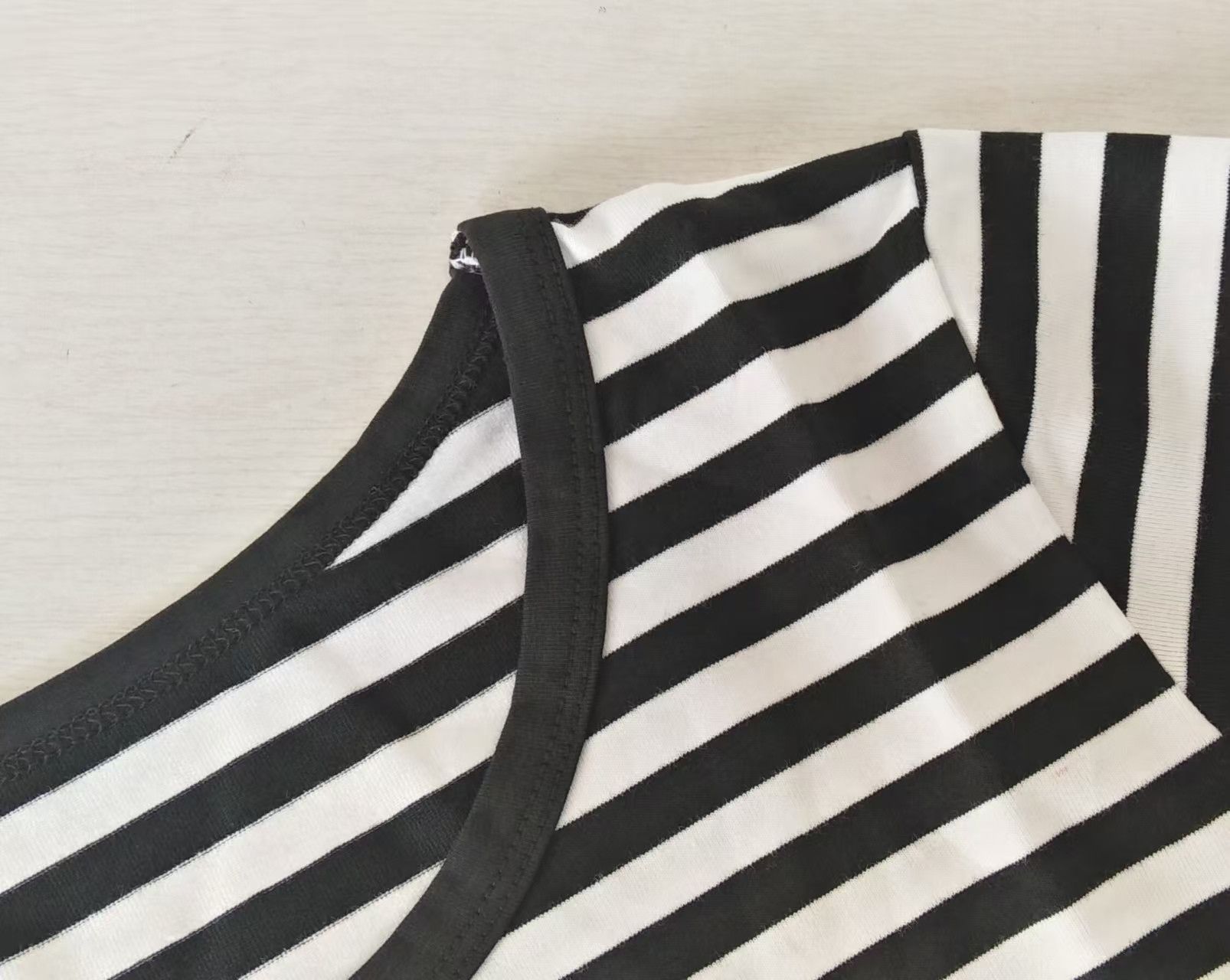Other Black and white stripe T-shirt slim fit Size S / US 4 / IT 40 - 3 Thumbnail