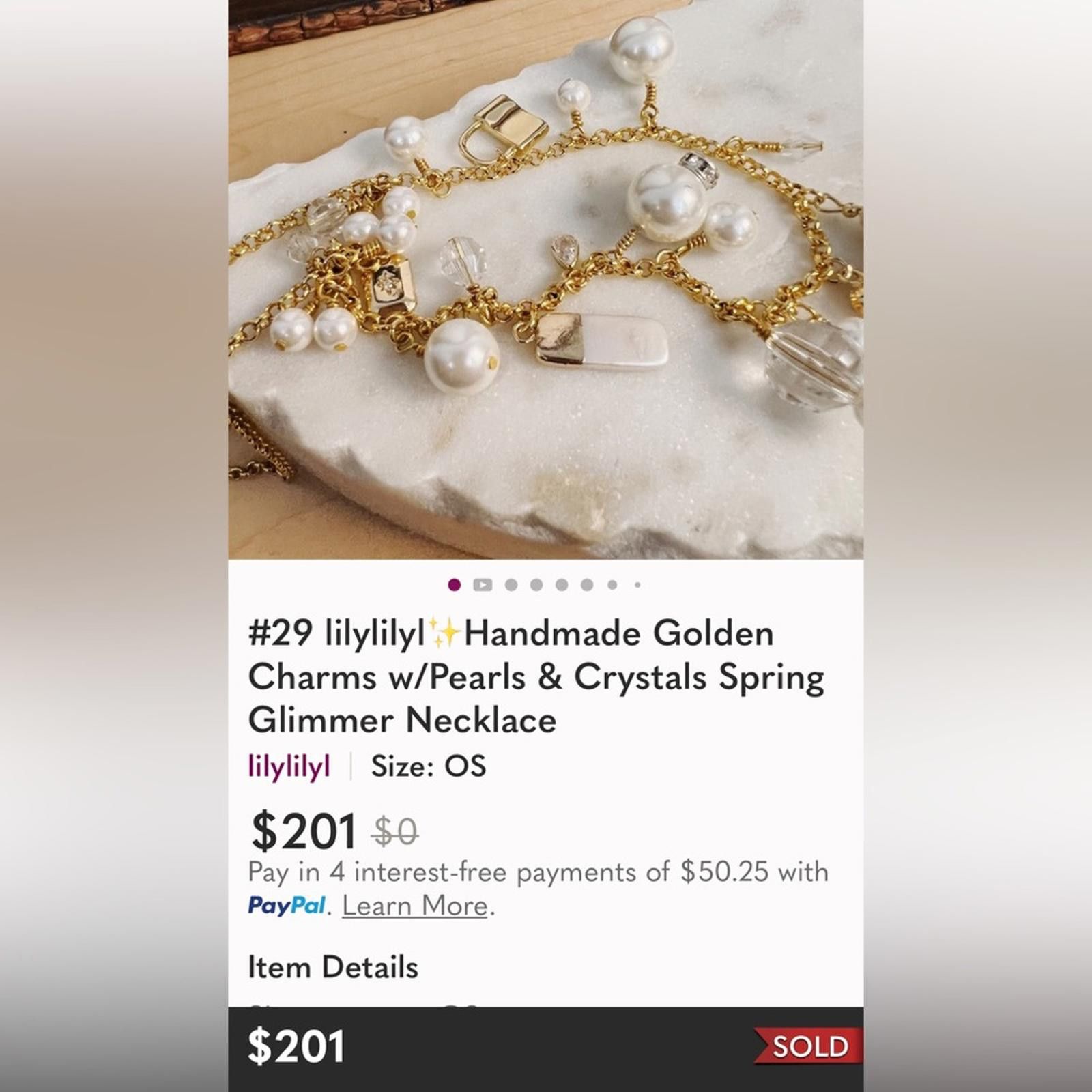 Other LilyLilyL Charming Gold Tone Charms Statement Necklace Size ONE SIZE - 9 Thumbnail