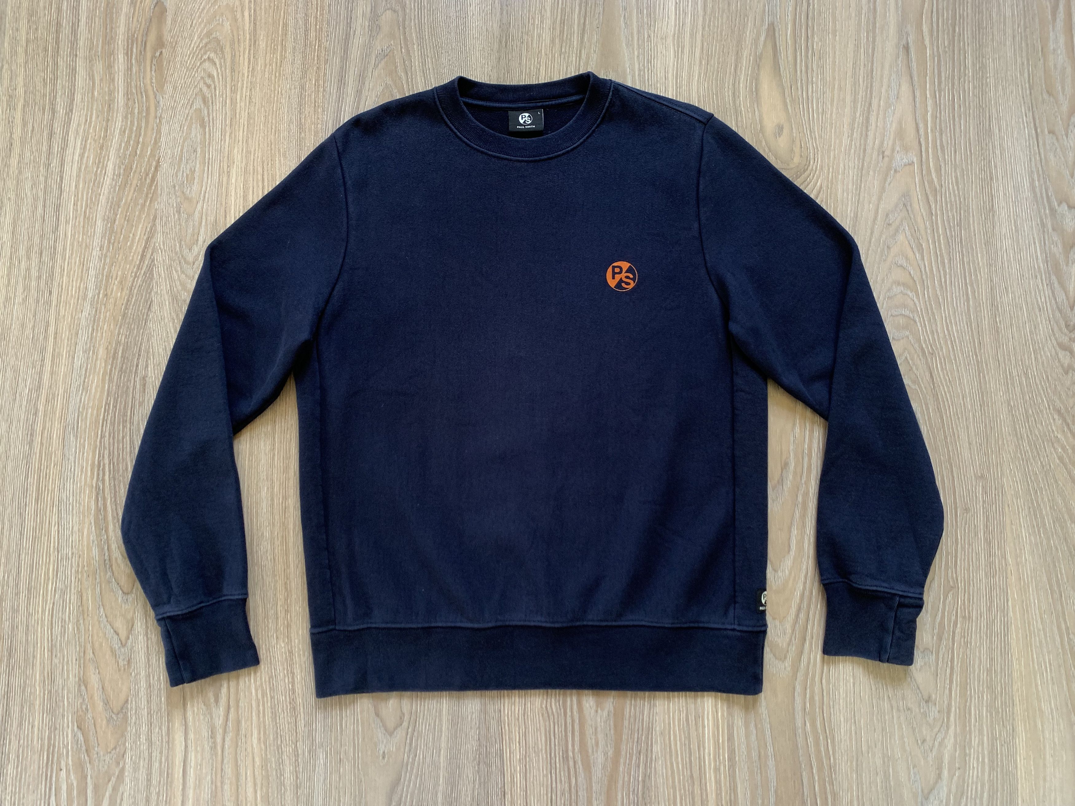 Designer × Paul Smith Paul Smith Crewneck Blue Sweatshirt Size US L / EU 52-54 / 3 - 2 Thumbnail
