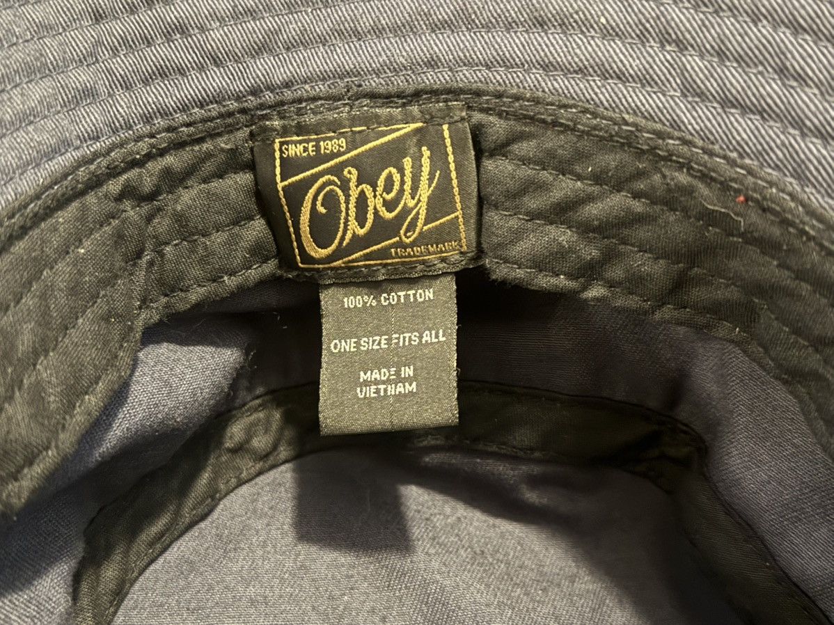 Obey Vintage Obey Bucket hat Size ONE SIZE - 2 Thumbnail