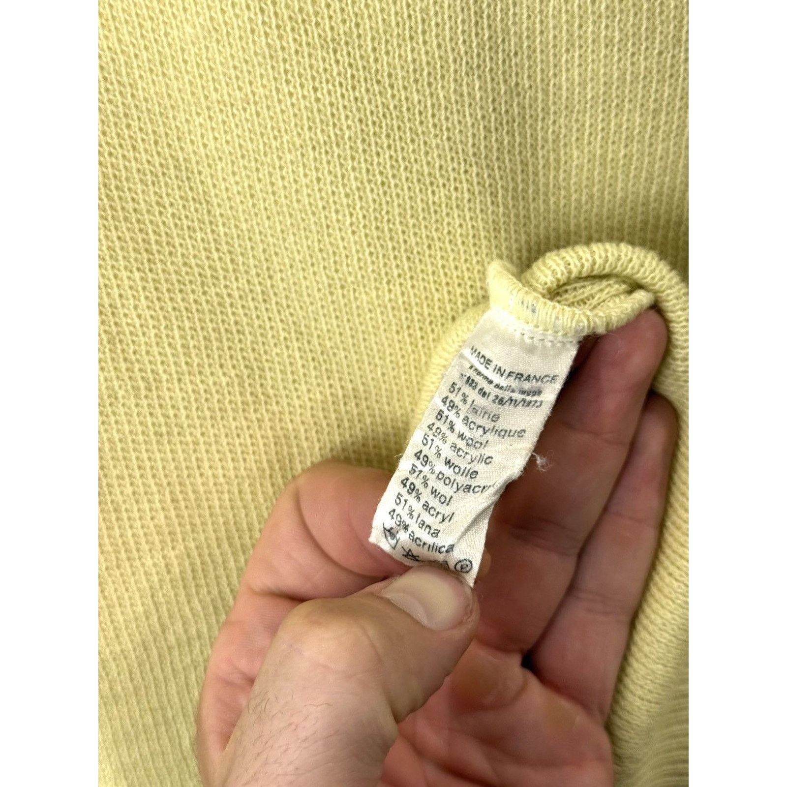 Lacoste 💥90’s Rare! Vintage Lacoste Sweater Sweatshirt Size US L / EU 52-54 / 3 - 6 Thumbnail