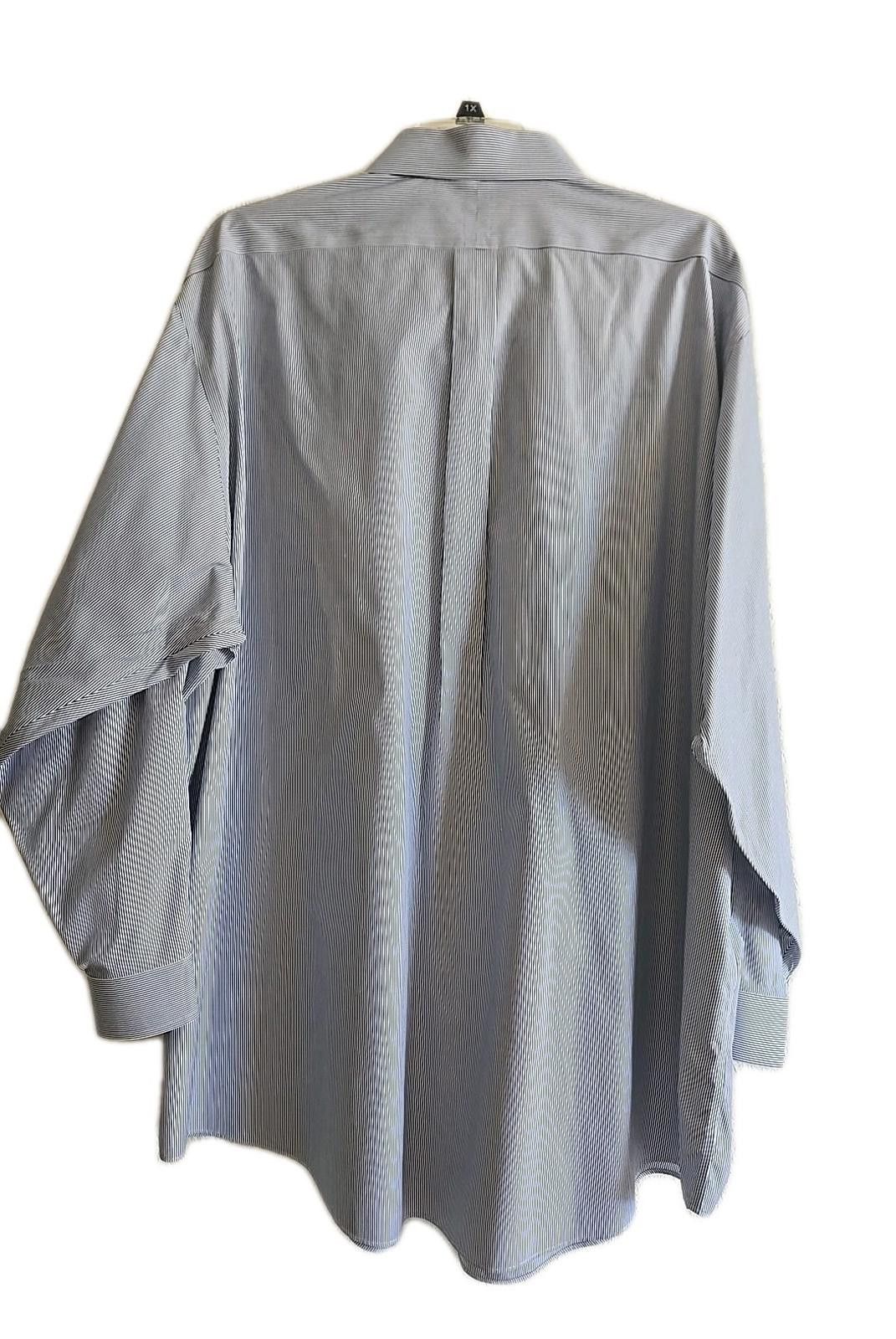 Other WILKES & RILEY Mens Classic Fit Dress Shirt 20 x 37 Supima Size 54R - 4 Thumbnail