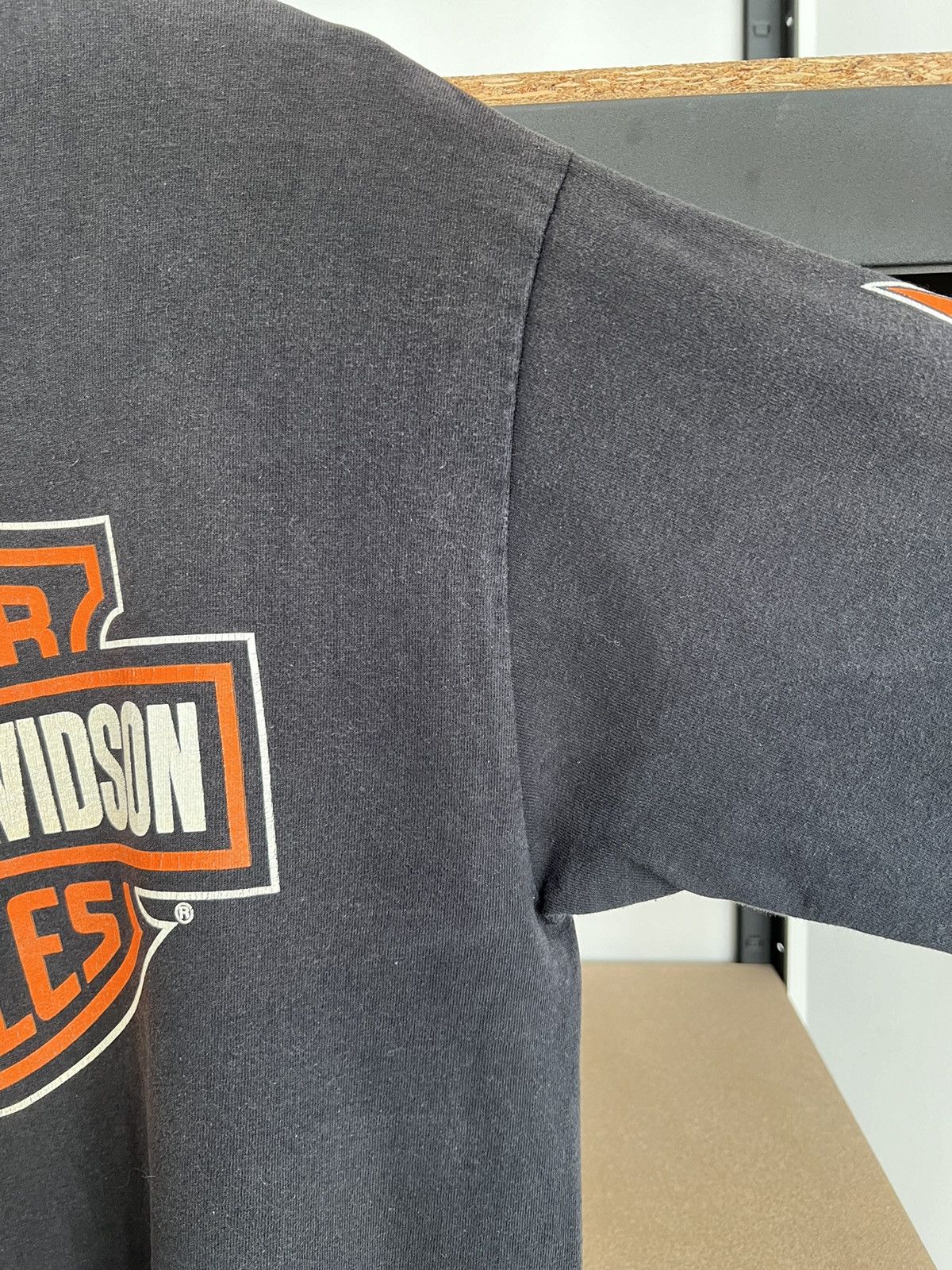 Harley Davidson Vintage 90s Harley Davidson Flame Fire Eagle Long Sleeve Size US M / EU 48-50 / 2 - 13 Thumbnail