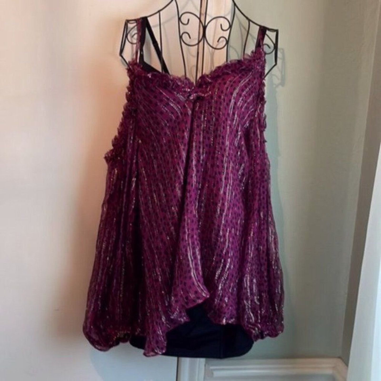 Stella McCartney Stella McCartney Women Polka Dot Blouse raspberry colored Size S / US 4 / IT 40 - 12 Thumbnail