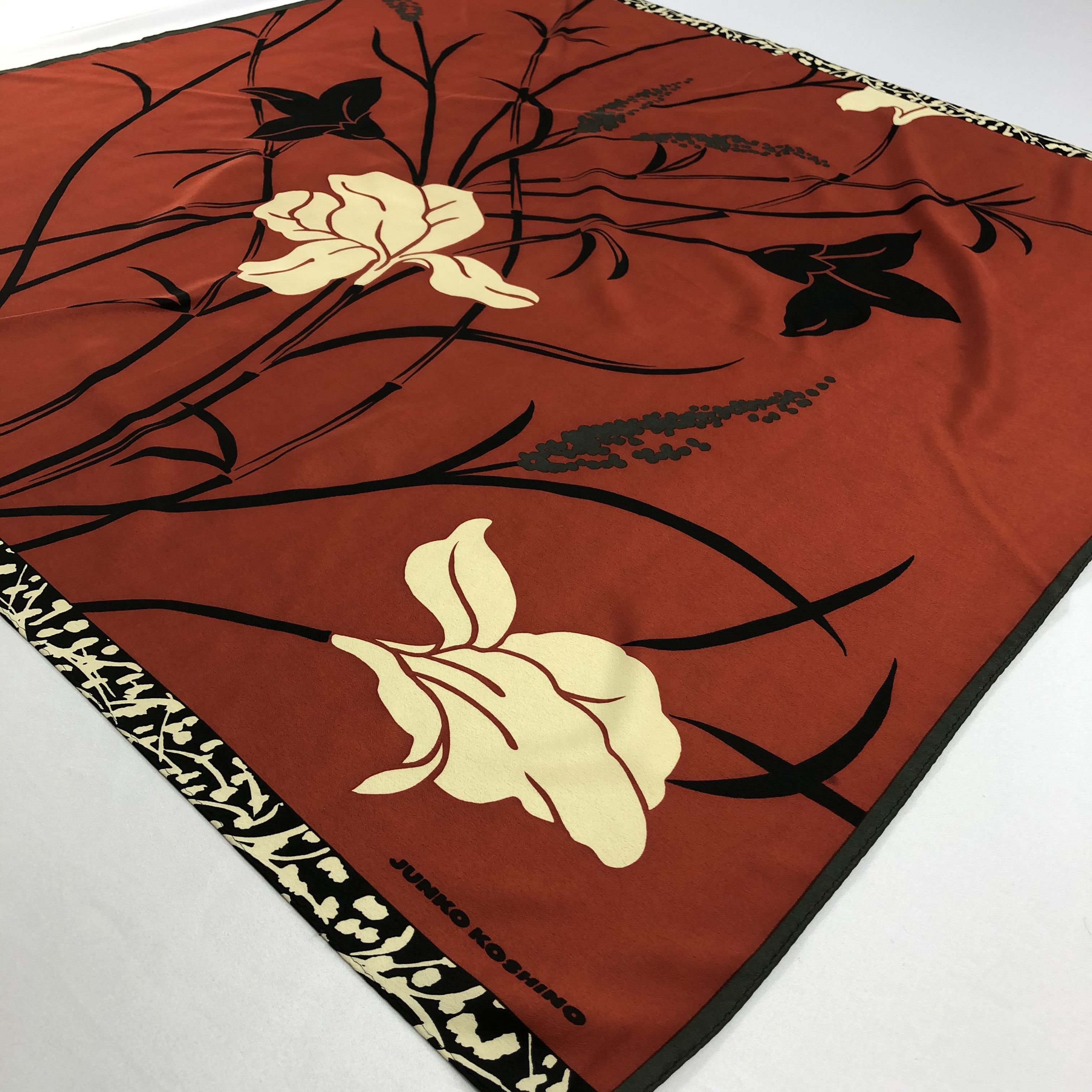 Vintage Vintage Junko Koshino Silk Scarf Size ONE SIZE - 3 Thumbnail