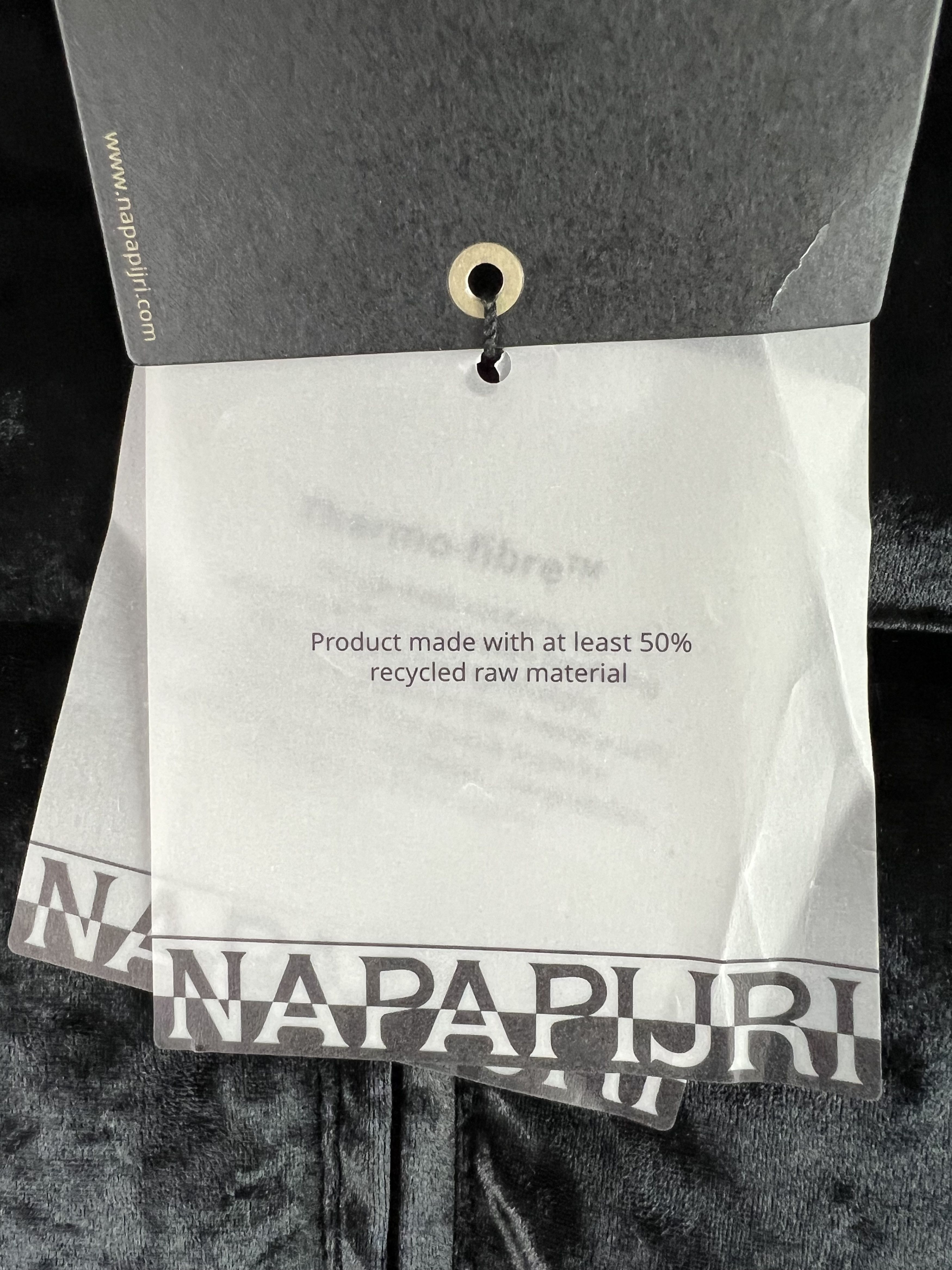 Napapijri NWT Napapijri Women's Black Velour Winter Jacket Size M Size M / US 6-8 / IT 42-44 - 9 Thumbnail