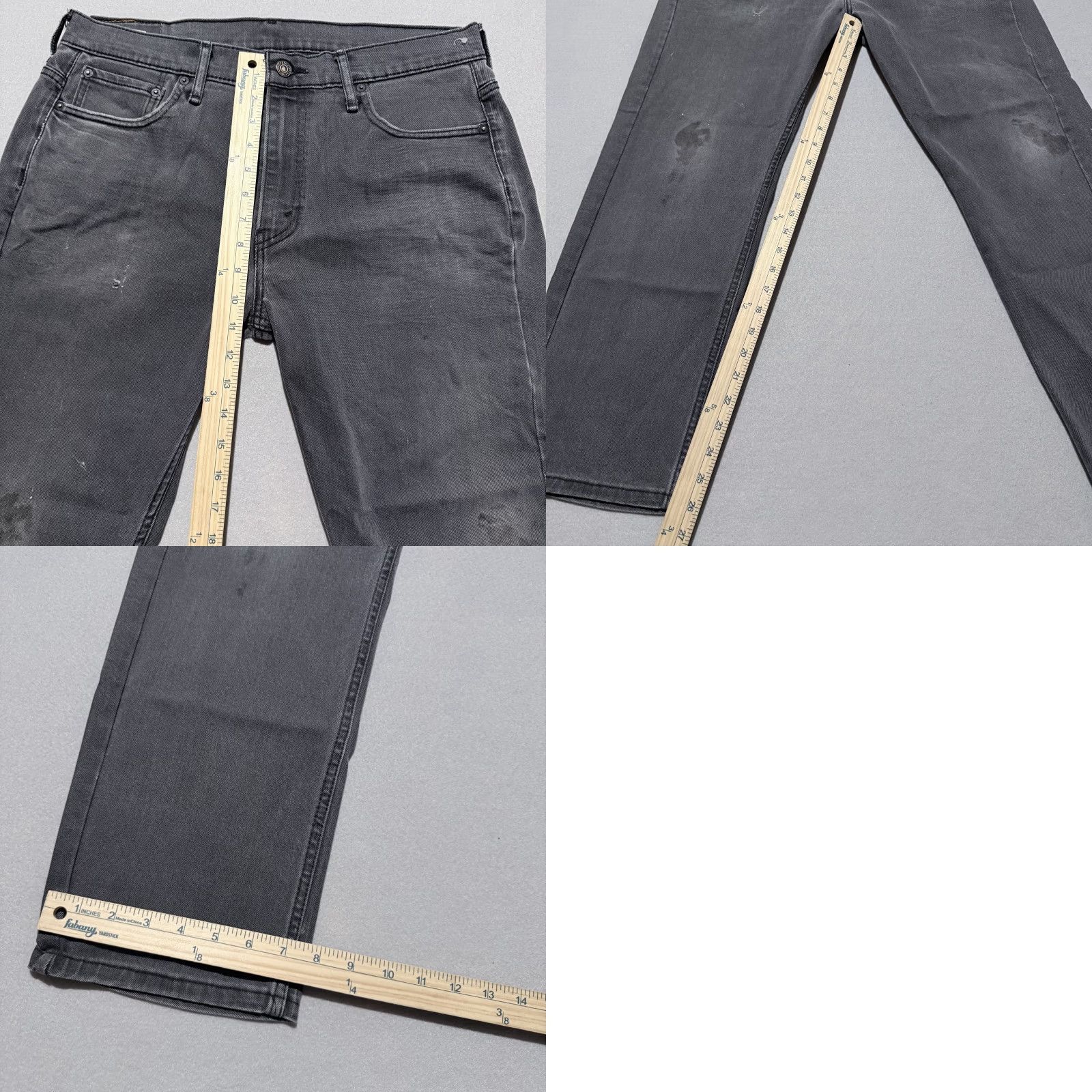 Levi's Levi's Jeans Men Gray 569 Loose Straight Mid Rise 34x32 Distressed Denim 5-Pocket Design Jeans Size US 34 / EU 50 - 9 Thumbnail