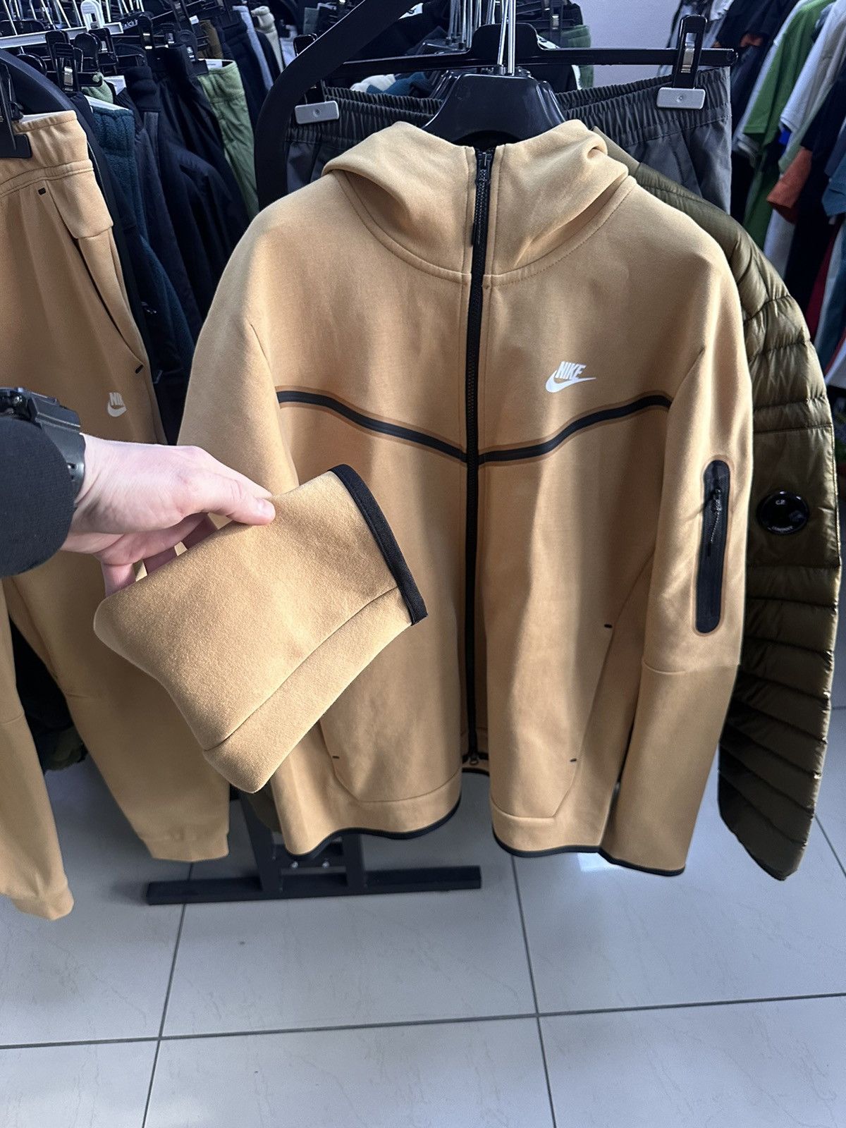 Nike Nike tech fleece zip hoodie + pants tracksuit drill rare L Size US L / EU 52-54 / 3 - 6 Thumbnail