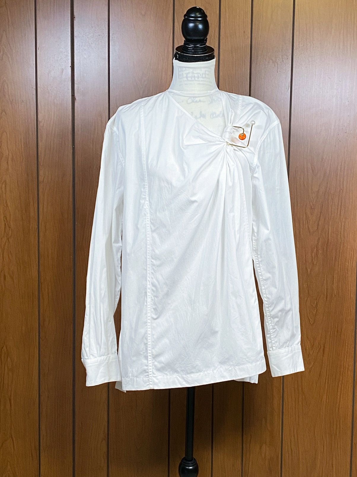 Dries Van Noten Dries Van Noten Twisted Ring Poplin blouse size 36/us 4 Size S / US 4 / IT 40 - 6 Thumbnail