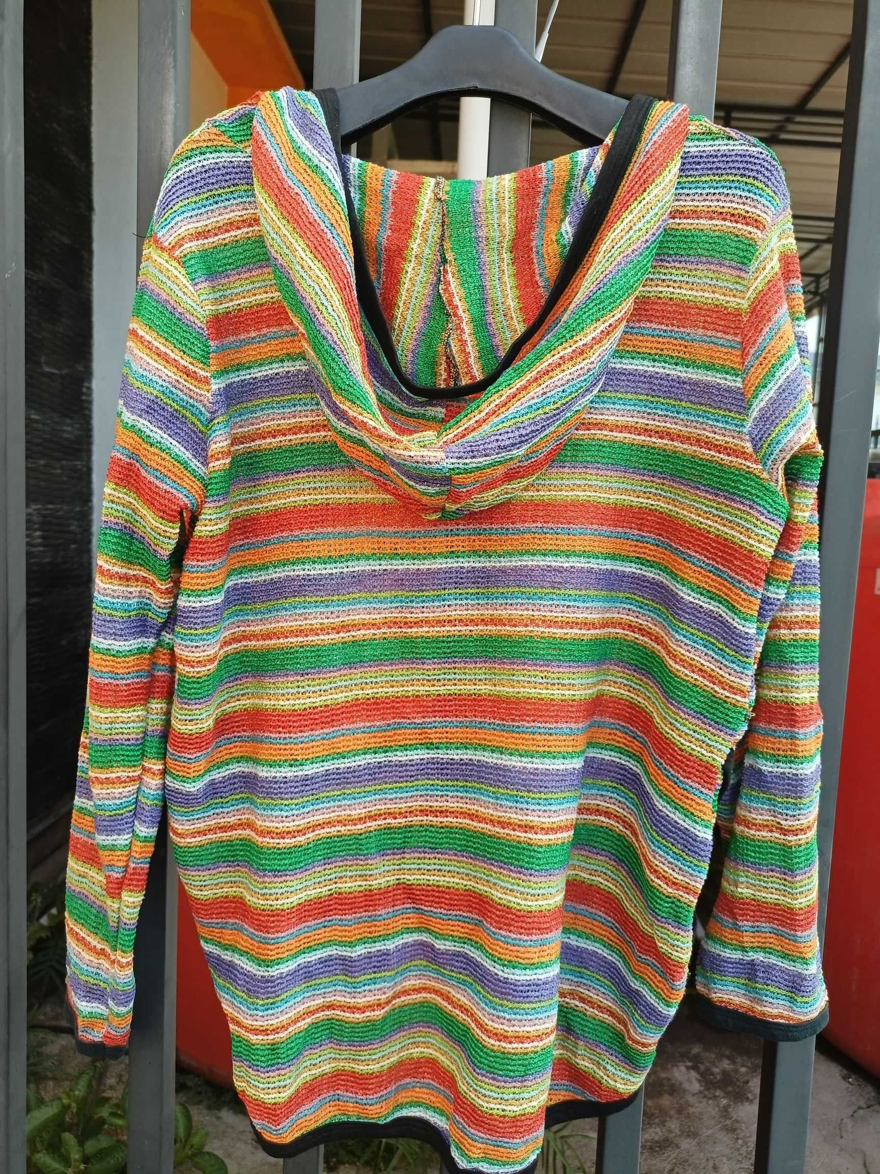 Japanese Brand LIZLIZA Mesh Net Cardigan Hoodie Size US L / EU 52-54 / 3 - 11 Thumbnail