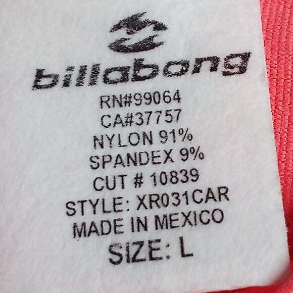 Billabong NWT Dri-Fit Billabong Spell Out T-Shirt Neon Pink Size L / US 10 / IT 46 - 4 Thumbnail