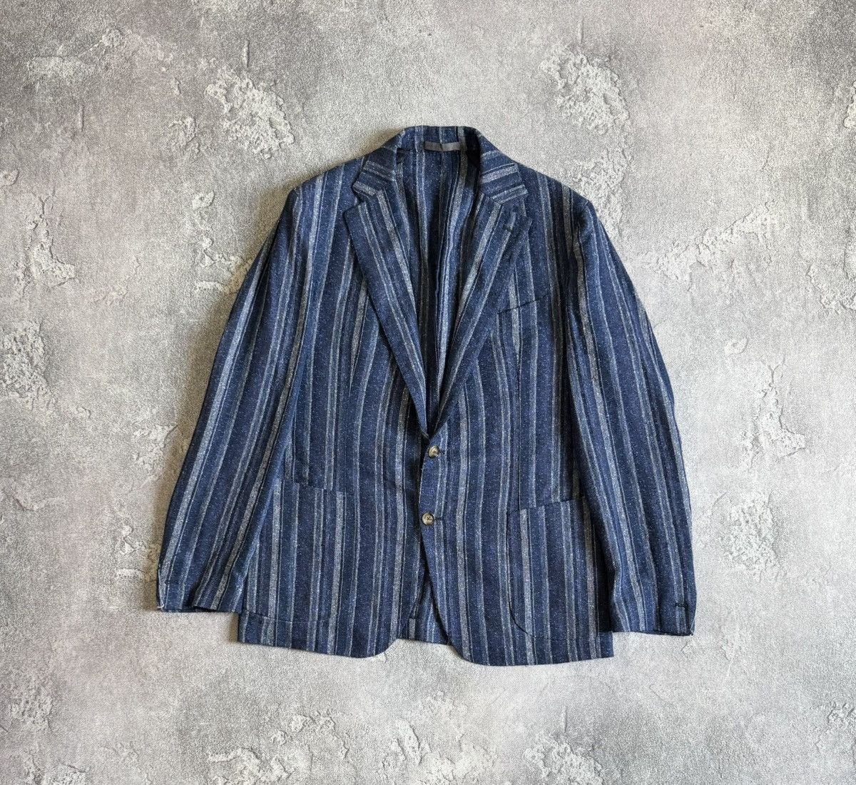 Eleventy Eleventy 52size blazer jacket button up linen blend light Size US L / EU 52-54 / 3 - 7 Thumbnail