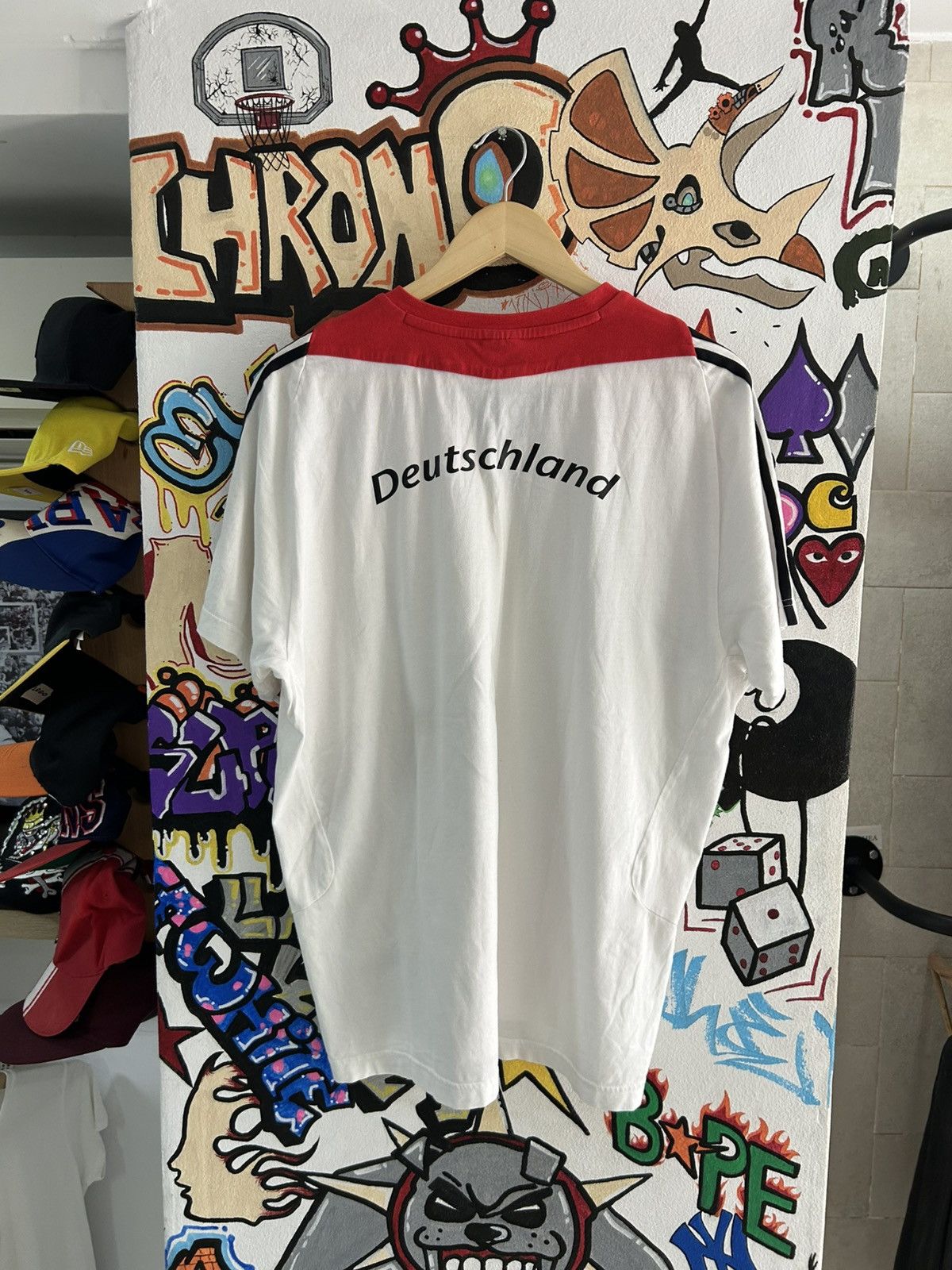 Adidas Vintage Germany Adidas Tee Size US XL / EU 56 / 4 - 2 Thumbnail