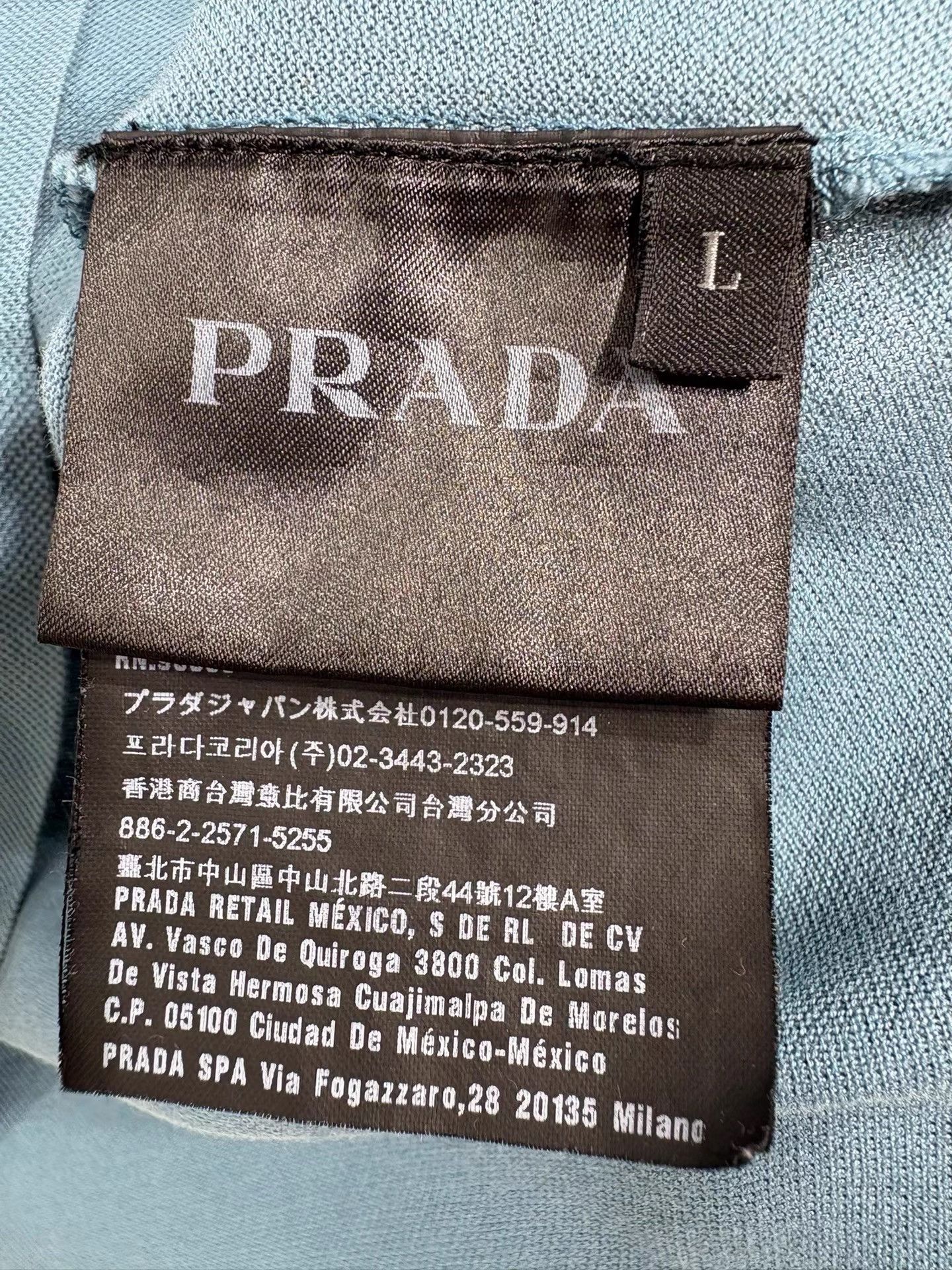 Prada PRADA Men's Summer T-shirt K29 Size US L / EU 52-54 / 3 - 4 Thumbnail
