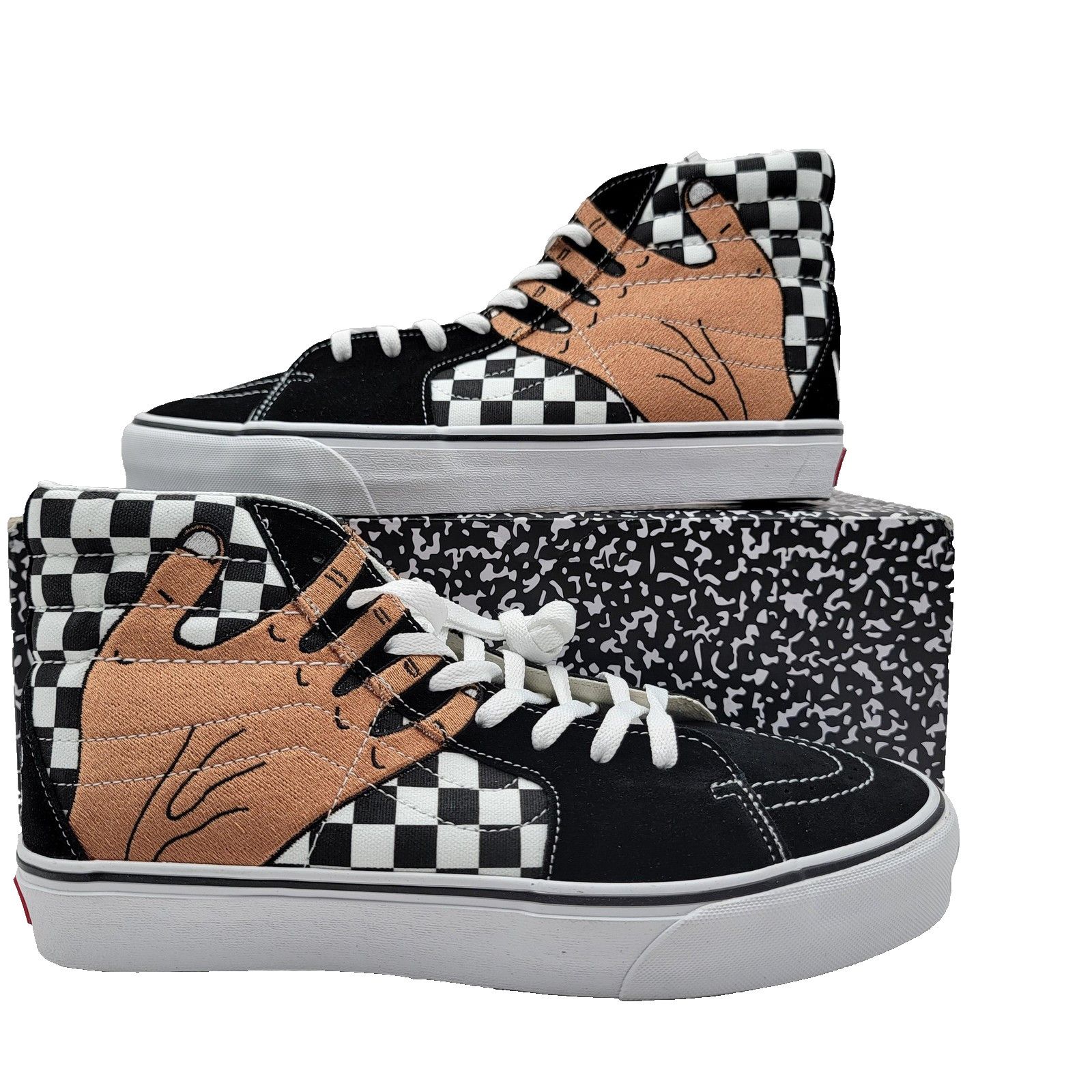Vans Vans Sk8-Hi Shoes Men Size 11 Checkerboard Potato Hand Vault Size US 11 / EU 44 - 1 Thumbnail