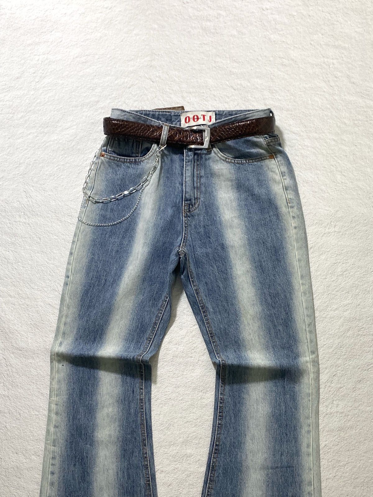 If Six Was Nine × Japanese Brand × Le Grande Bleu (L.G.B.) SICK💰 Flare Jeans ootj Size US 27 - 5 Thumbnail