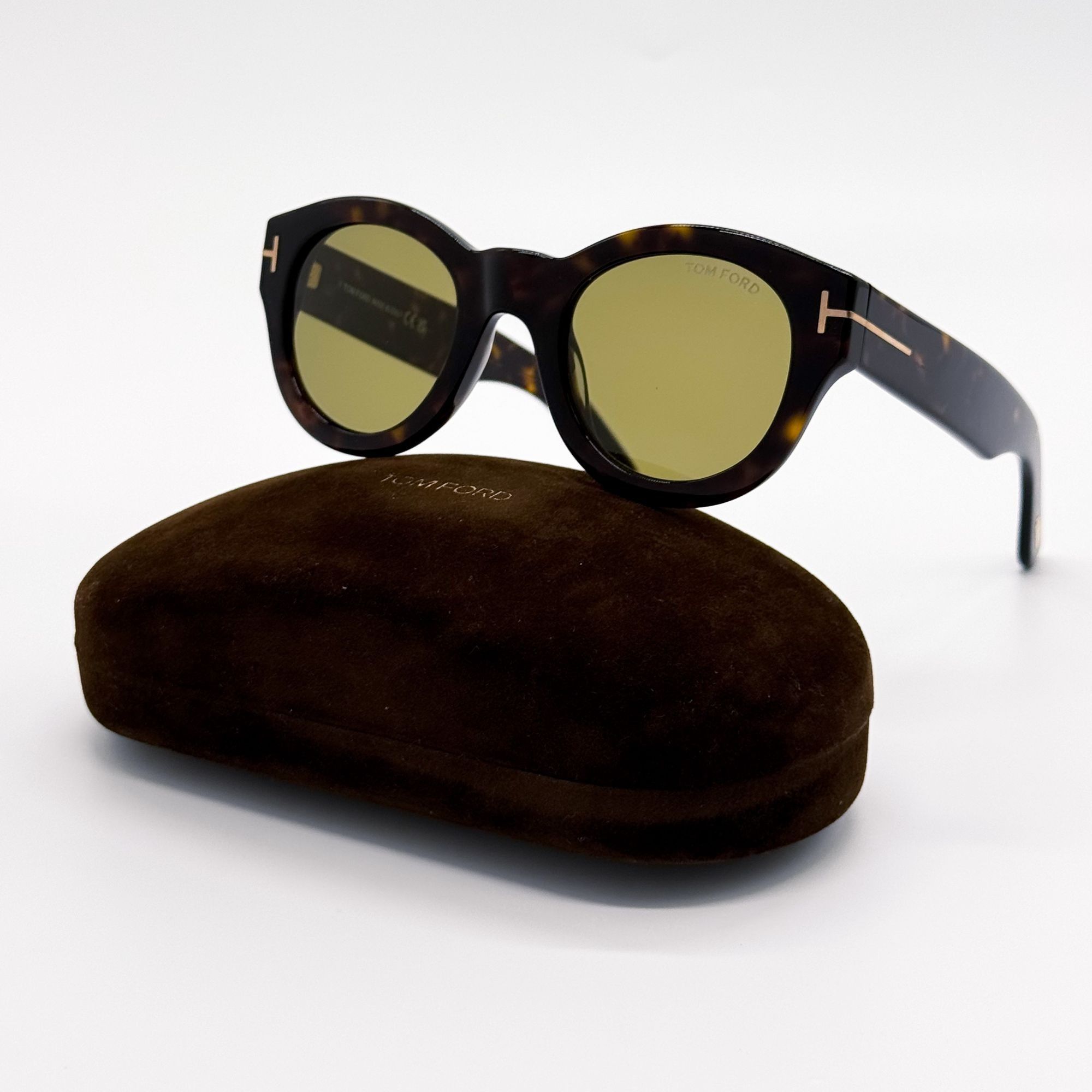Tom Ford NEW TOM FORD LUCINDA SUNGLASSES TF1212 52N HAVANA FT1212 Size ONE SIZE - 1 Thumbnail