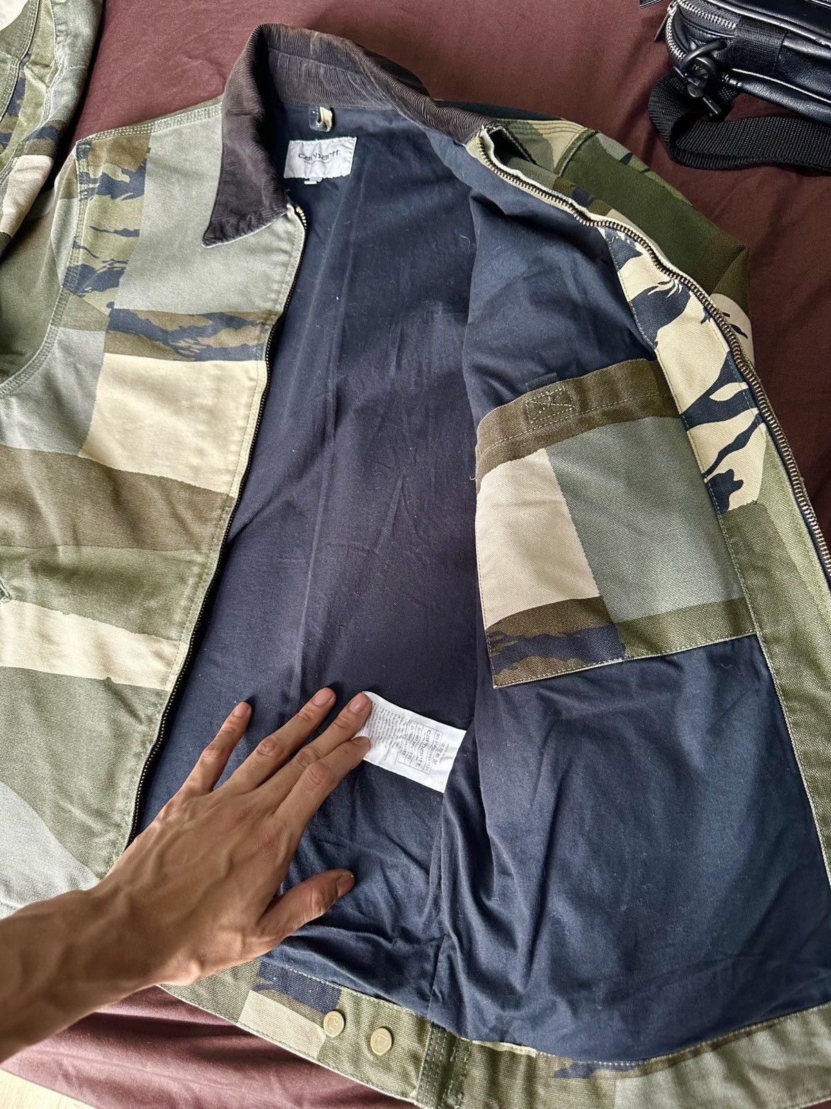 Carhartt × Carhartt Wip Carhartt WIP Detroit Camo Mend Black Stone Washed Size US S / EU 44-46 / 1 - 4 Thumbnail