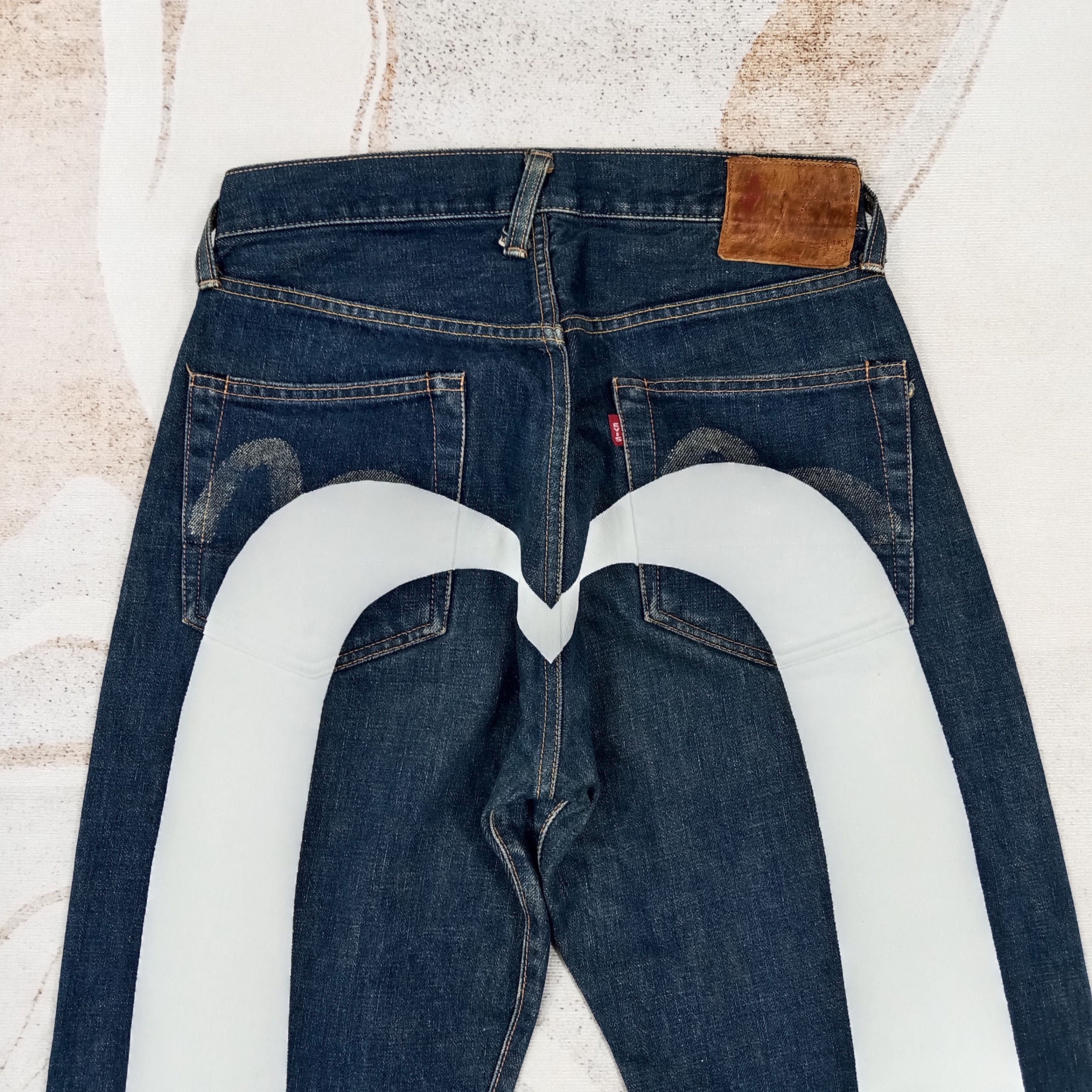 Evisu Evis Japanese Brand Selvedge Denim Jeans C280N32s Size US 29 - 2 Thumbnail