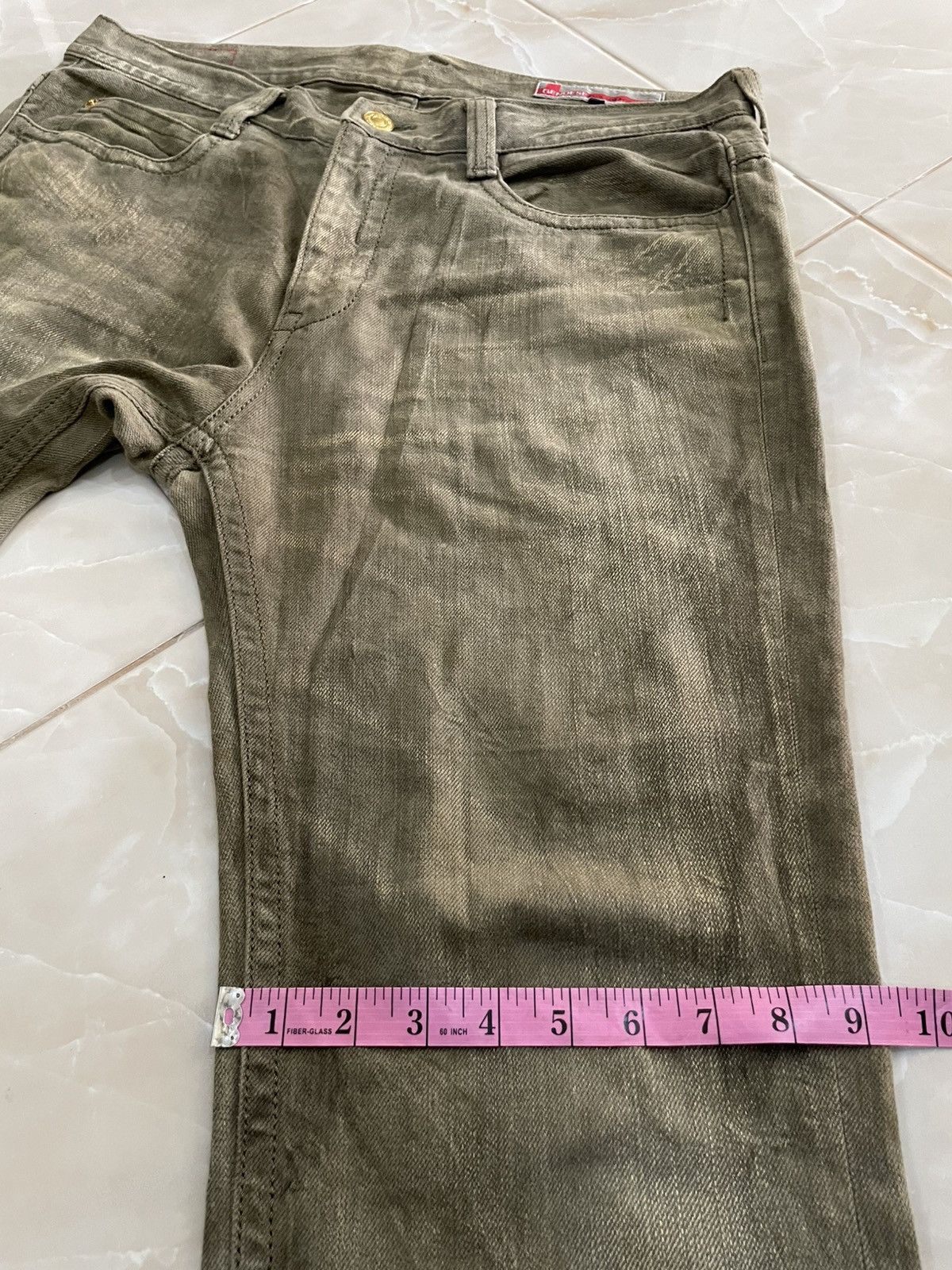 Japanese Brand RARE Genoese Tante Cose Boune A Tutti Faded Jeans Size US 34 / EU 50 - 6 Thumbnail