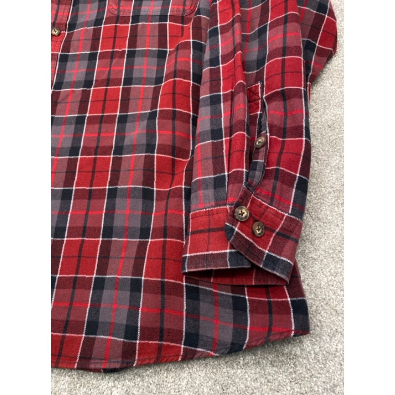 Vintage Duluth Free 52007 Swingin' Mens 4XL Long Sleeve Button Up Plaid Flannel Shirt Size US XXL / EU 58 / 5 - 3 Thumbnail
