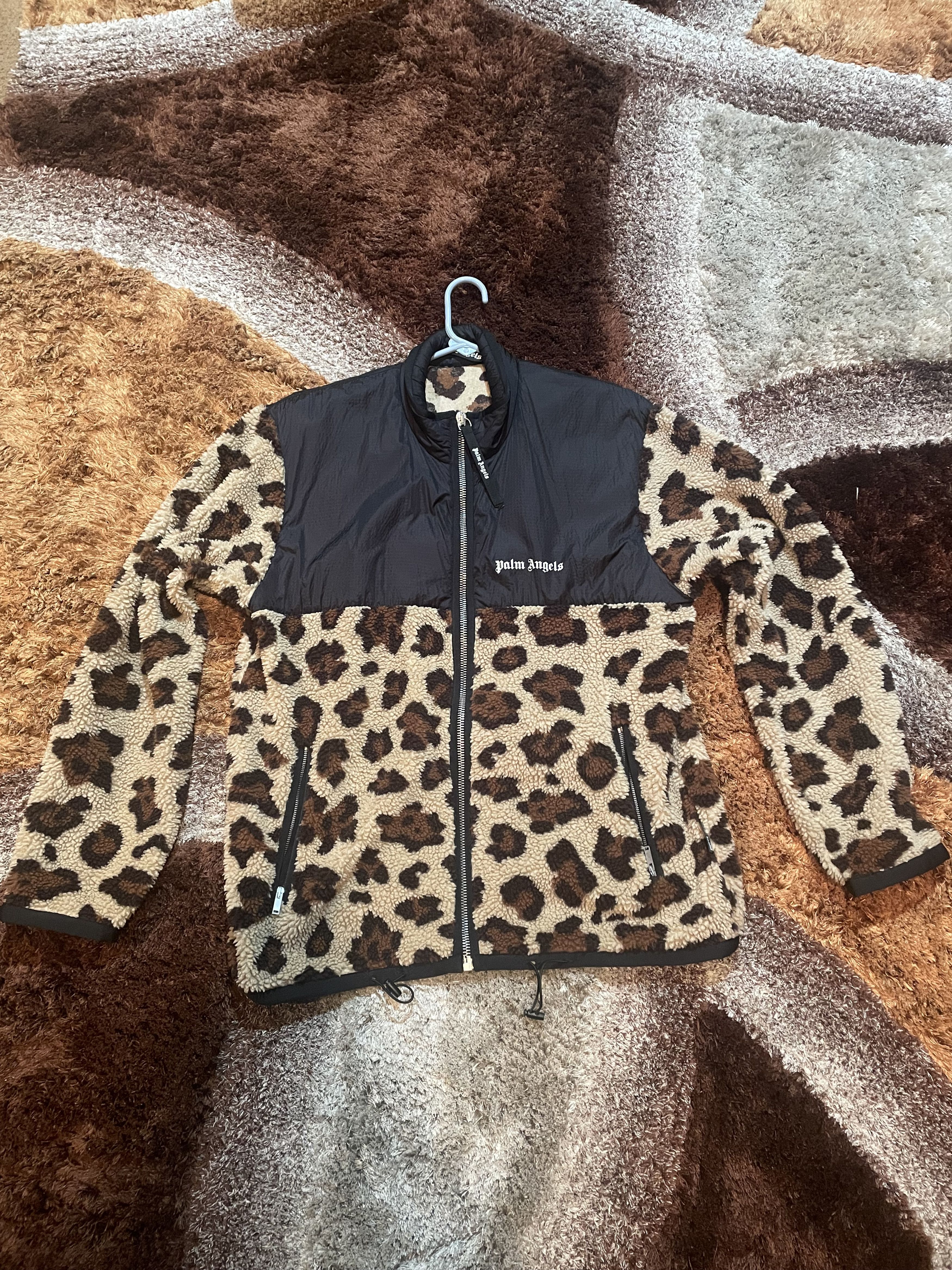 Palm Angels Palm Angels Sherpa Fleece Jacket Size US S / EU 44-46 / 1 - 1 Thumbnail