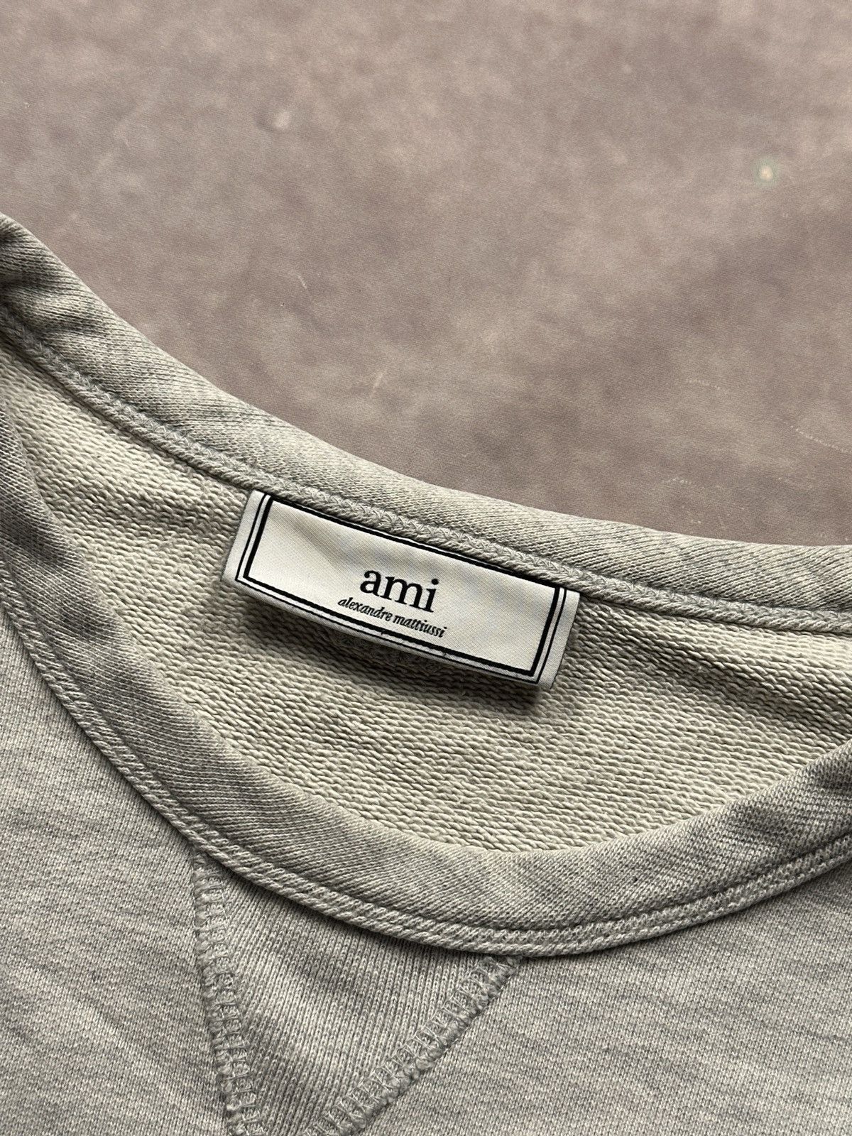 AMI Rare AMI Alexandre Mattiussi Logo Number 9 Gray Sweatshirt Size US M / EU 48-50 / 2 - 15 Thumbnail