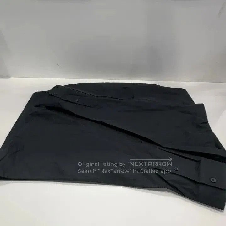 Balenciaga Balenciaga Black Large Fit Embroidered Long Sleeve Shirt. Size US L / EU 52-54 / 3 - 6 Thumbnail