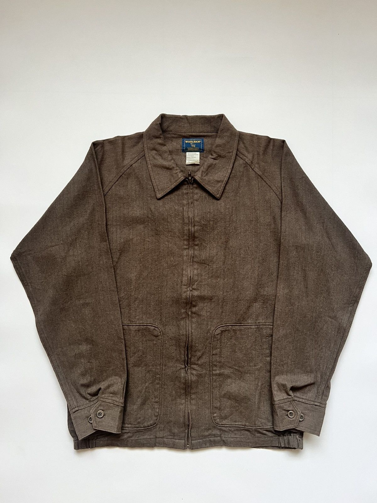 Woolrich Woolen Mills 1990s Woolrich Wool Zip Up Jacket Size US L / EU 52-54 / 3 - 1 Thumbnail
