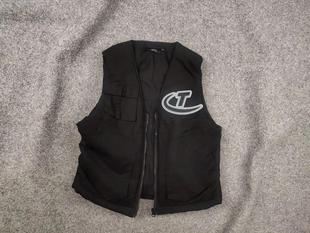 Trapstar London Trapstar London Hyperdrive Pocket Black Logo Zip Vest Jacket Size US XS / EU 42 / 0 - 1 Thumbnail