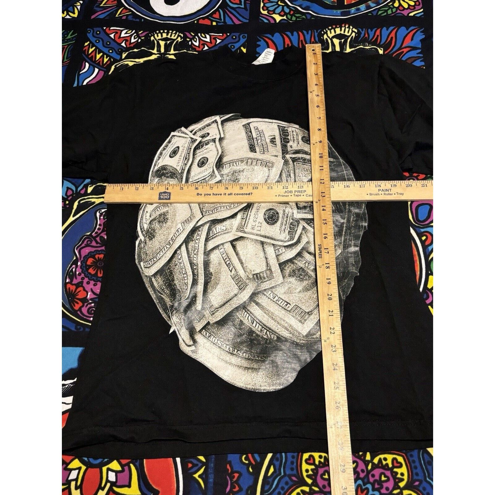 Other vintage money y2k street gangsta black T-shirt size M Size US M / EU 48-50 / 2 - 5 Thumbnail