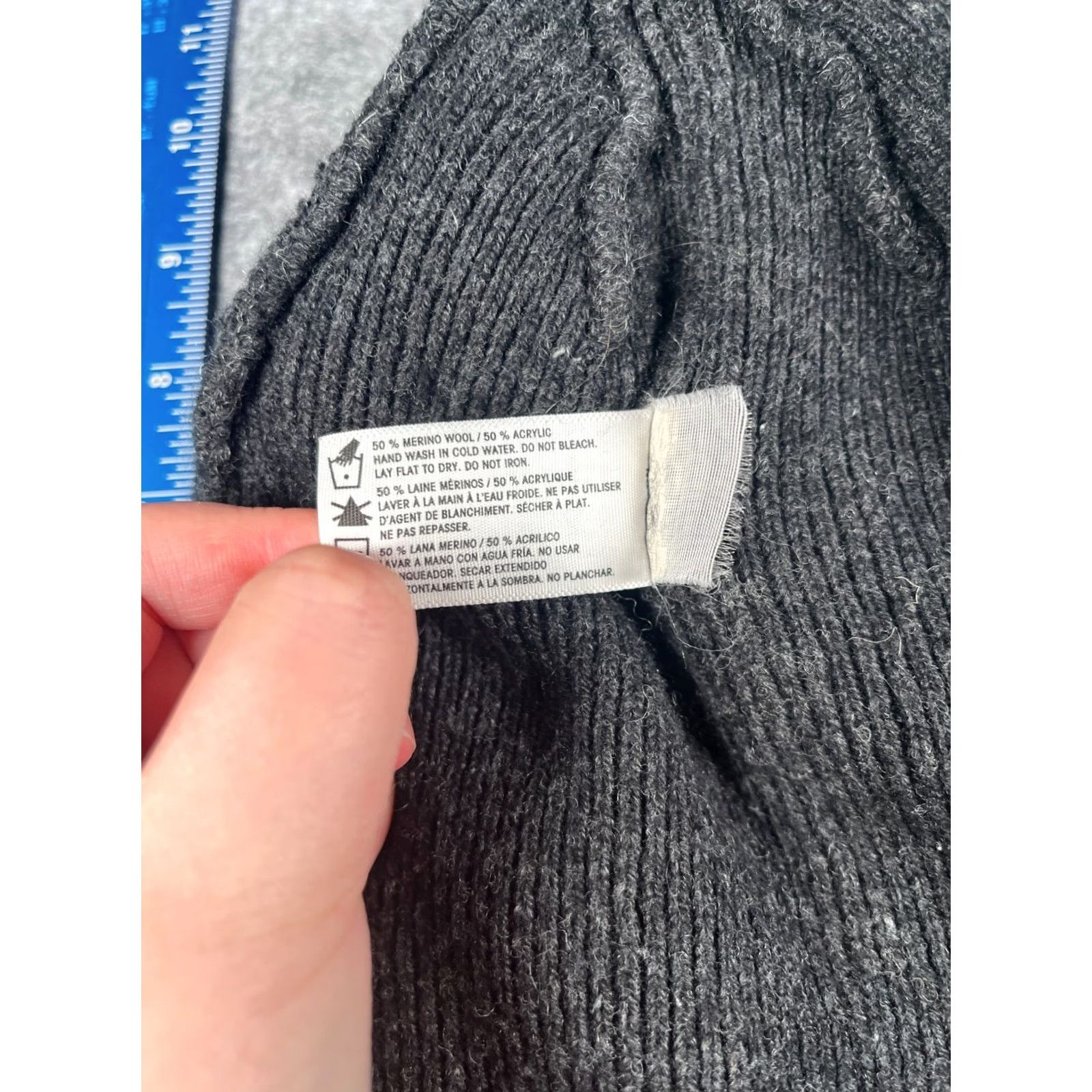 Vintage Bula Beanie Toque Unisex Adults One Size Dark Gray Knit Wool Blend Ski Outdoor Hats Size ONE SIZE - 8 Thumbnail