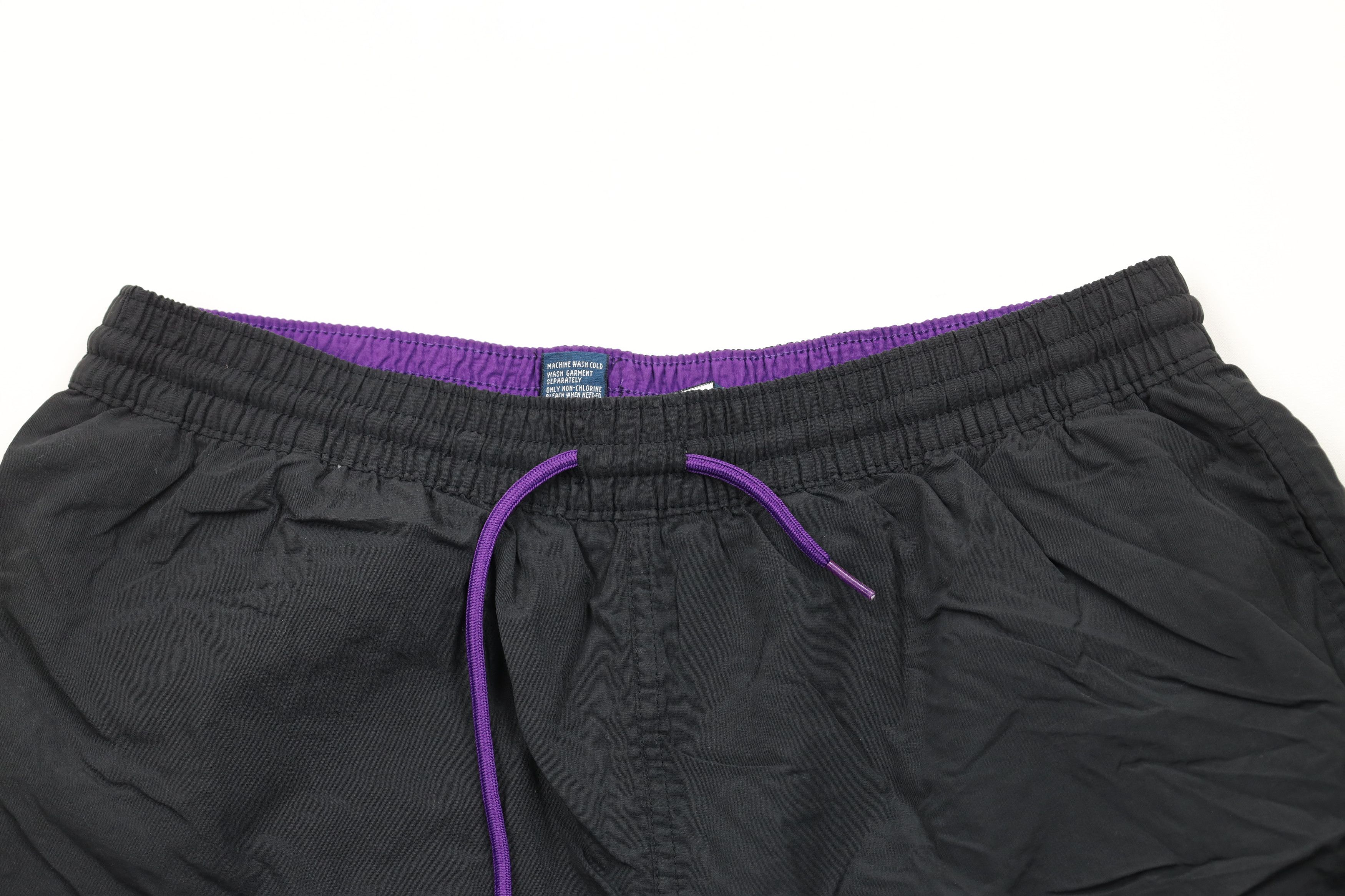 Ralph Lauren × Vintage Vintage 90s Ralph Lauren Above Knee Shorts Swim Trunks Black Size US 34 / EU 50 - 2 Thumbnail