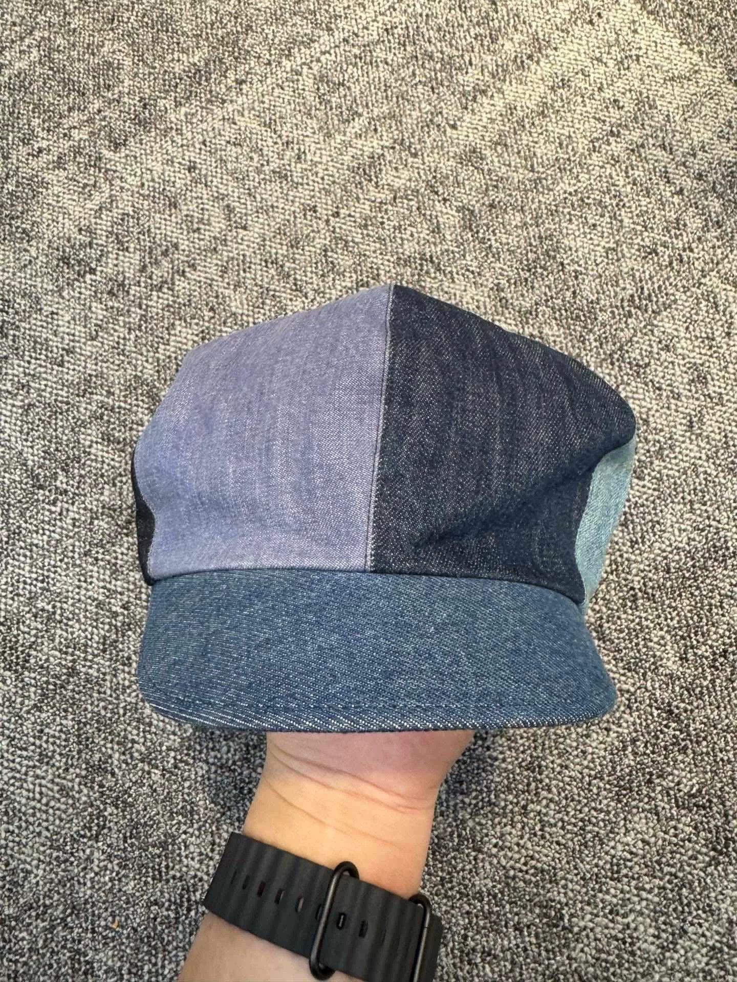 Dior Dior Denim Color Block Baseball Cap Size ONE SIZE - 1 Thumbnail