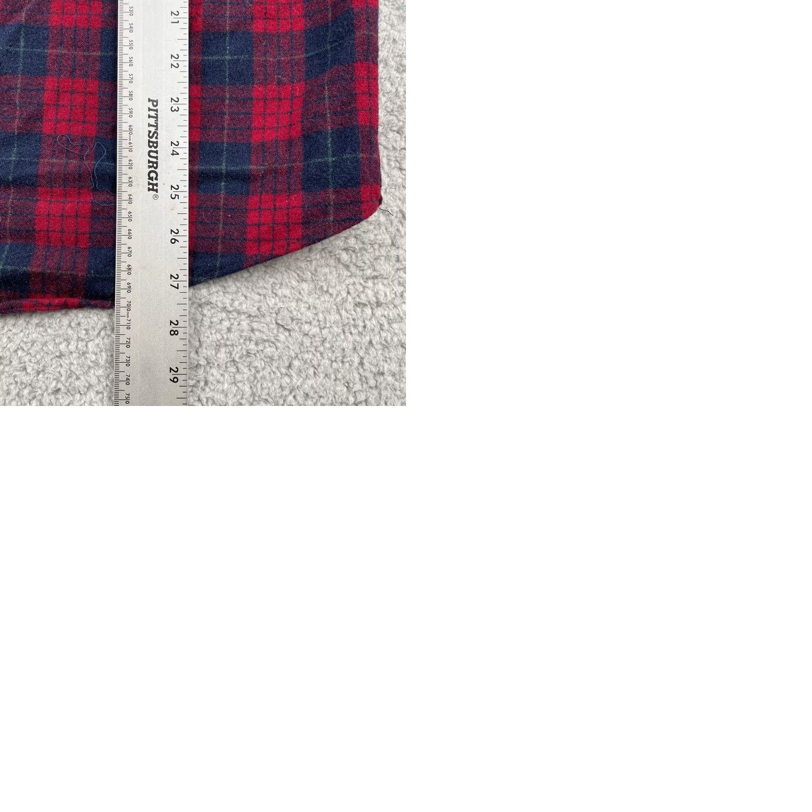 Pendleton VINTAGE Pendleton Men’s Large Reg Wool Flannel Button Up Shirt Made In USA EUC Size US L / EU 52-54 / 3 - 10 Thumbnail