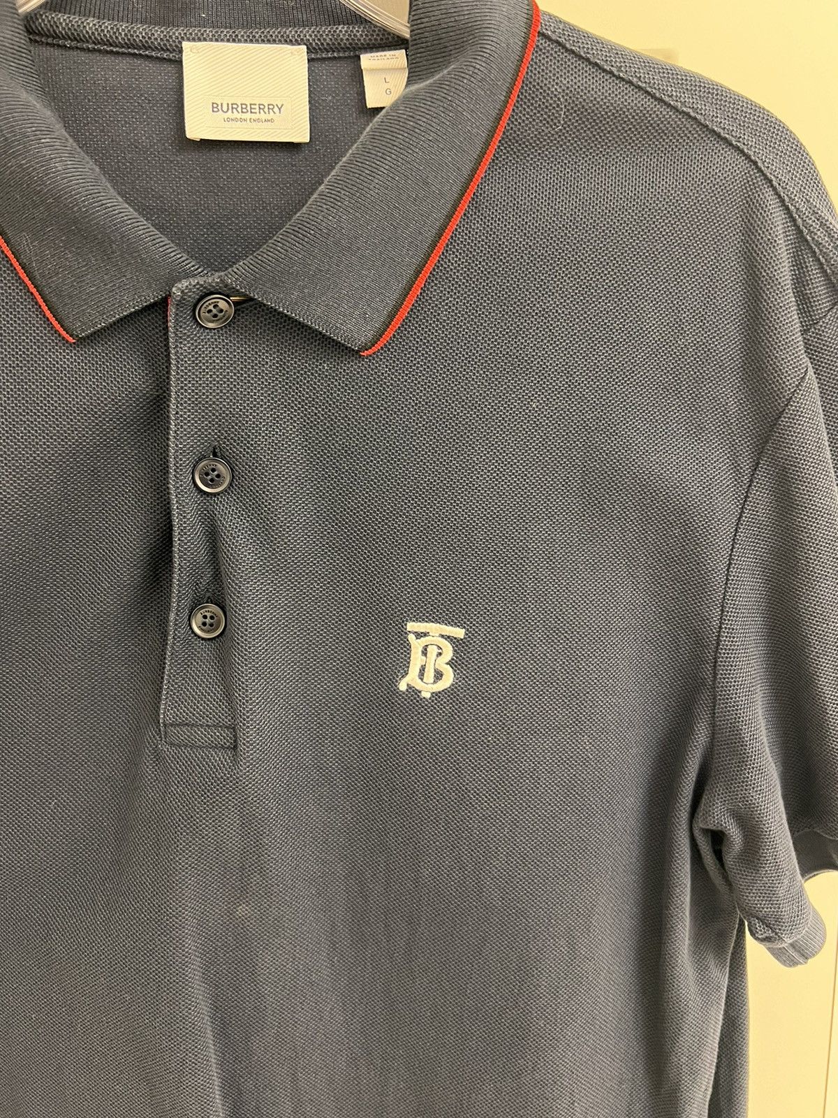 Burberry Burberry Polo T-Shirt Size US L / EU 52-54 / 3 - 3 Thumbnail