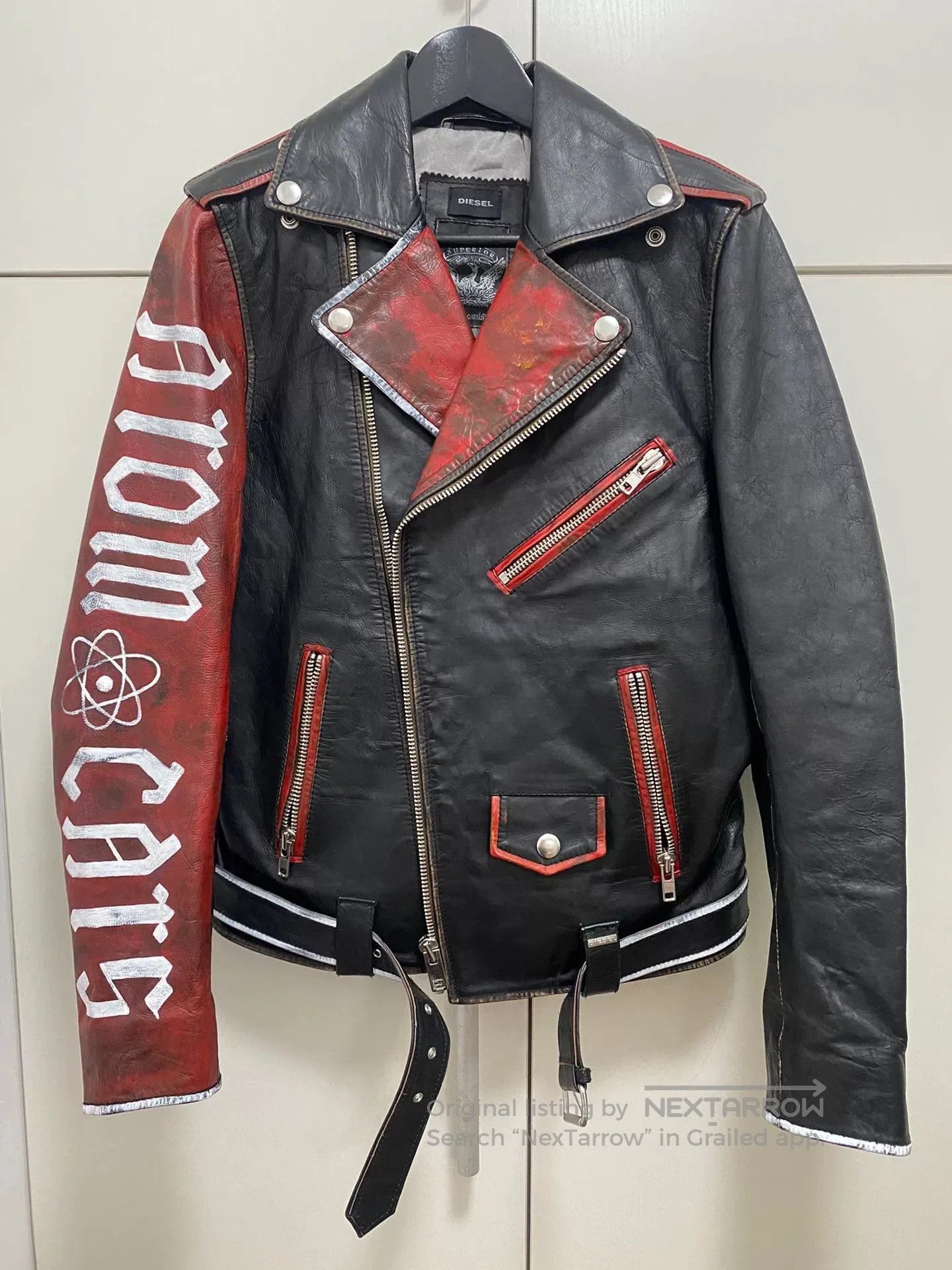 Diesel Diesel Fallout 4 Atom Cat Leather Jacket. Size US M / EU 48-50 / 2 - 1 Thumbnail