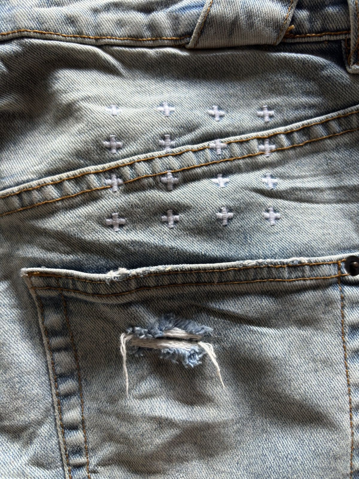 Ksubi KSUBI chitch chop slice n dice distressed denim acid wash Size US 34 / EU 50 - 20 Thumbnail