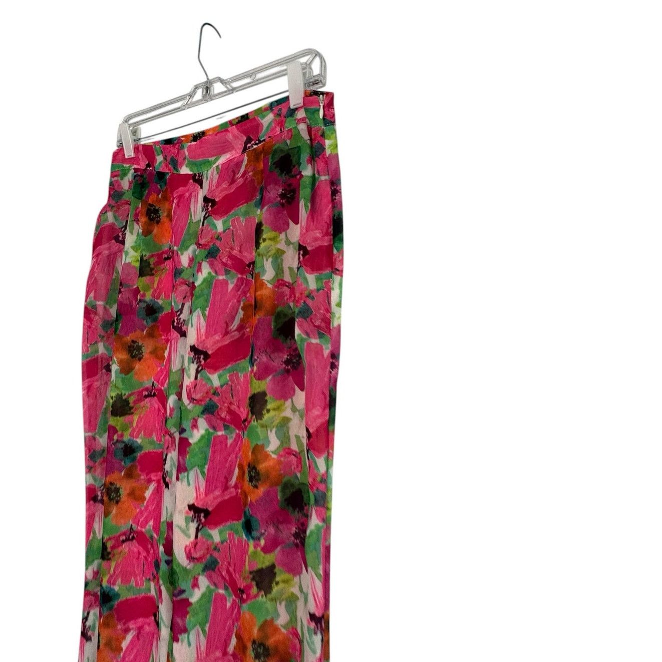 PrettyLittleThing PrettyLittleThing floral sheer cover up pants size 10 Size 32" / US 10 / IT 46 - 5 Thumbnail