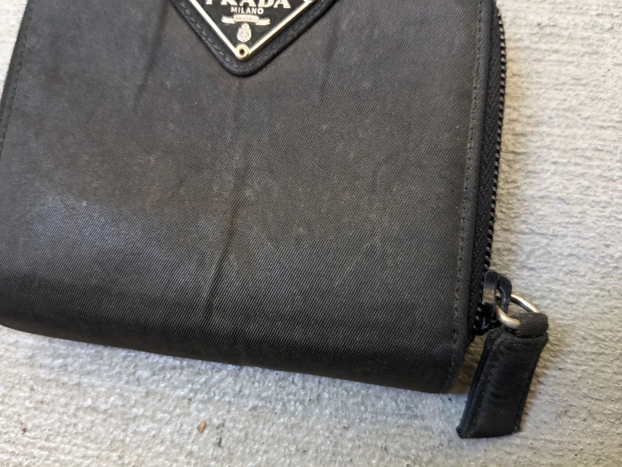 Prada Prada Wallet Black Saffiano Leather Bifold Cardholder Y2K Size ONE SIZE - 2 Thumbnail