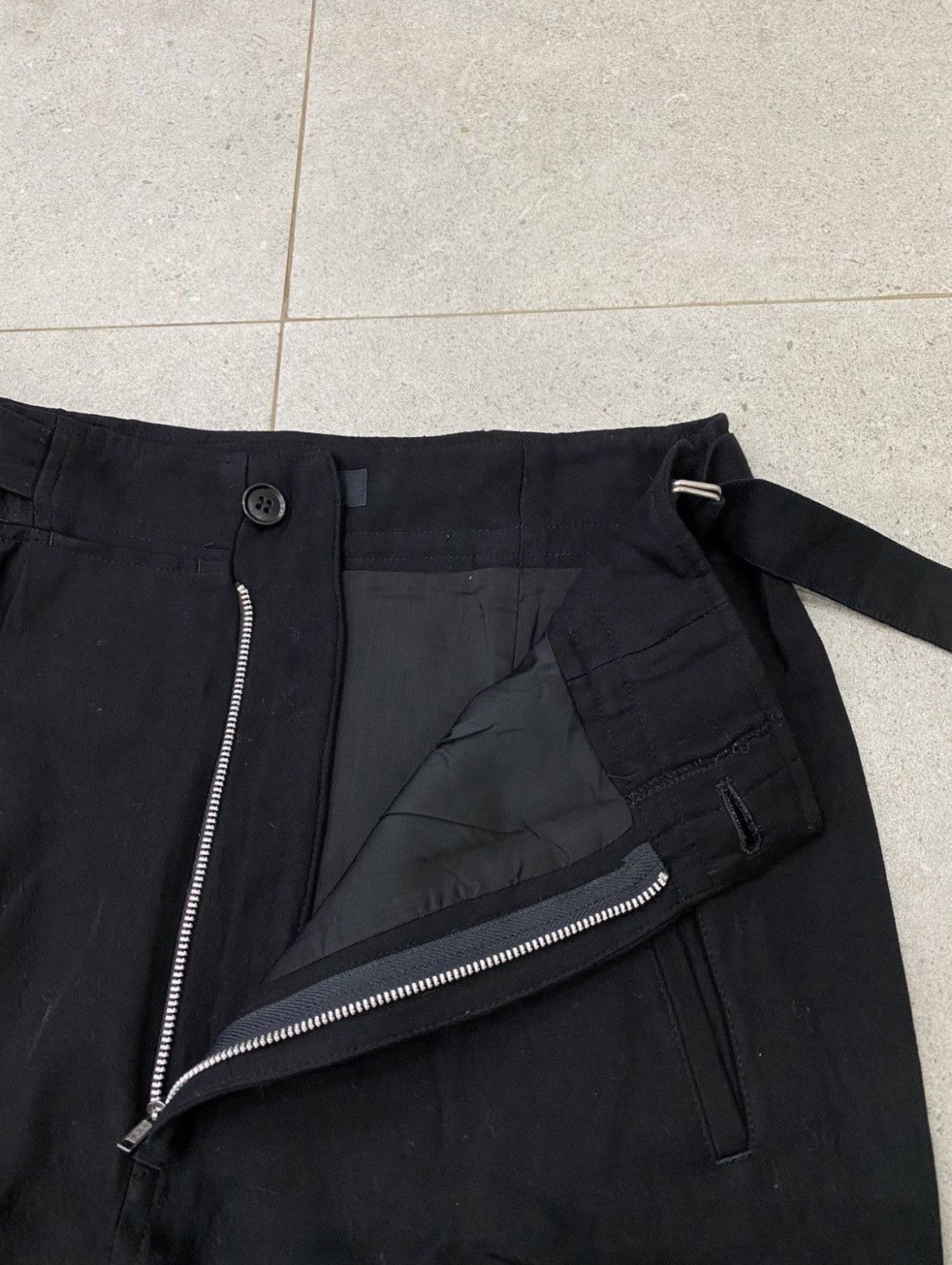Y's Y's Midi Skirts Black With Buckle Size 30" / US 8 / IT 44 - 6 Thumbnail
