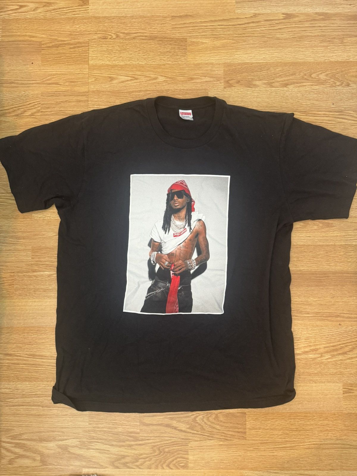 Supreme Supreme Playboi Carti Tee ‘Black’ Size US L / EU 52-54 / 3 - 1 Thumbnail