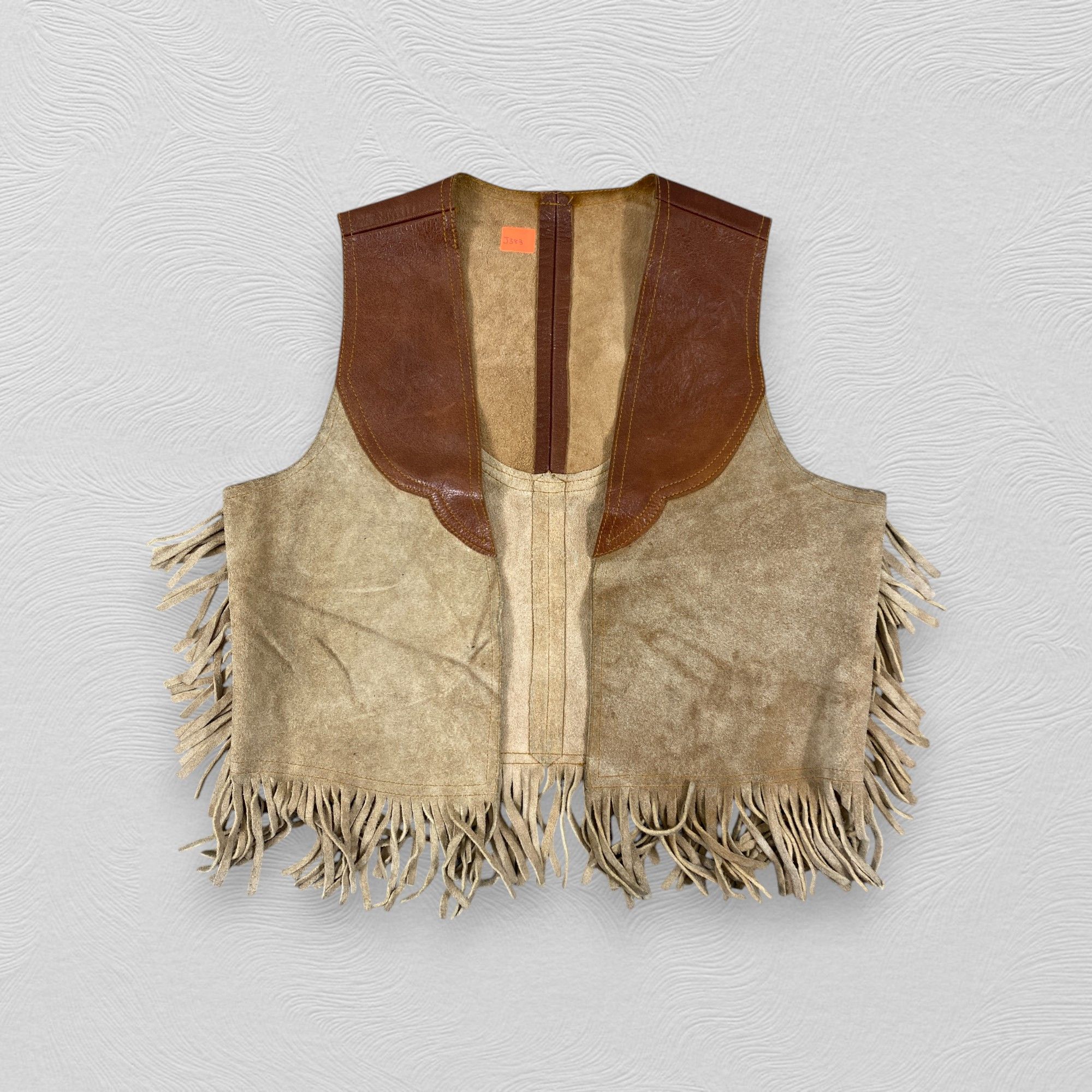 Japanese Brand Vintage Leather Vest - J383 Size US XS / EU 42 / 0 - 1 Thumbnail