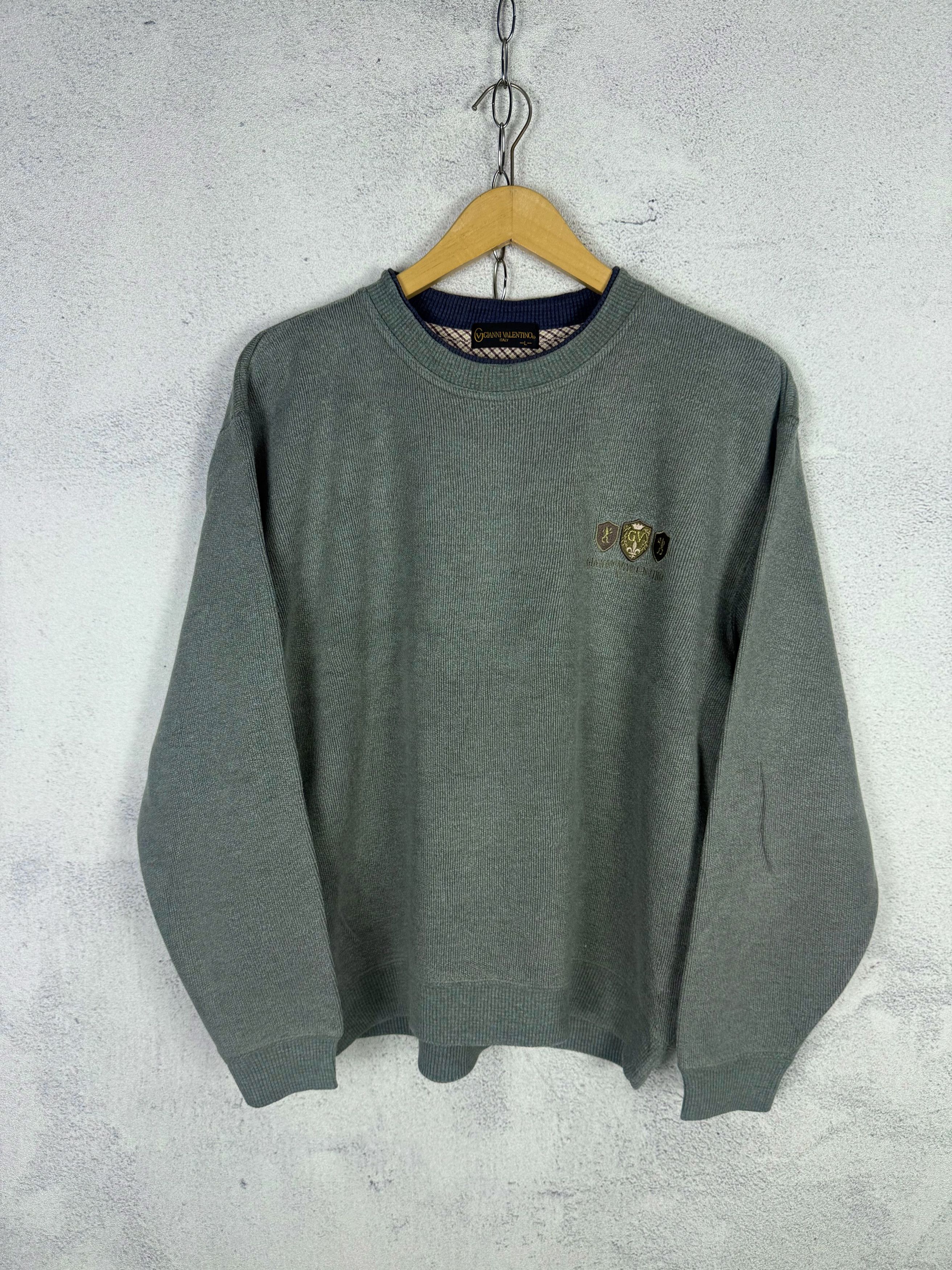 Valentino Vintage 90s Gianni Valentino Sweatshirt Crewneck Size US L / EU 52-54 / 3 - 1 Thumbnail