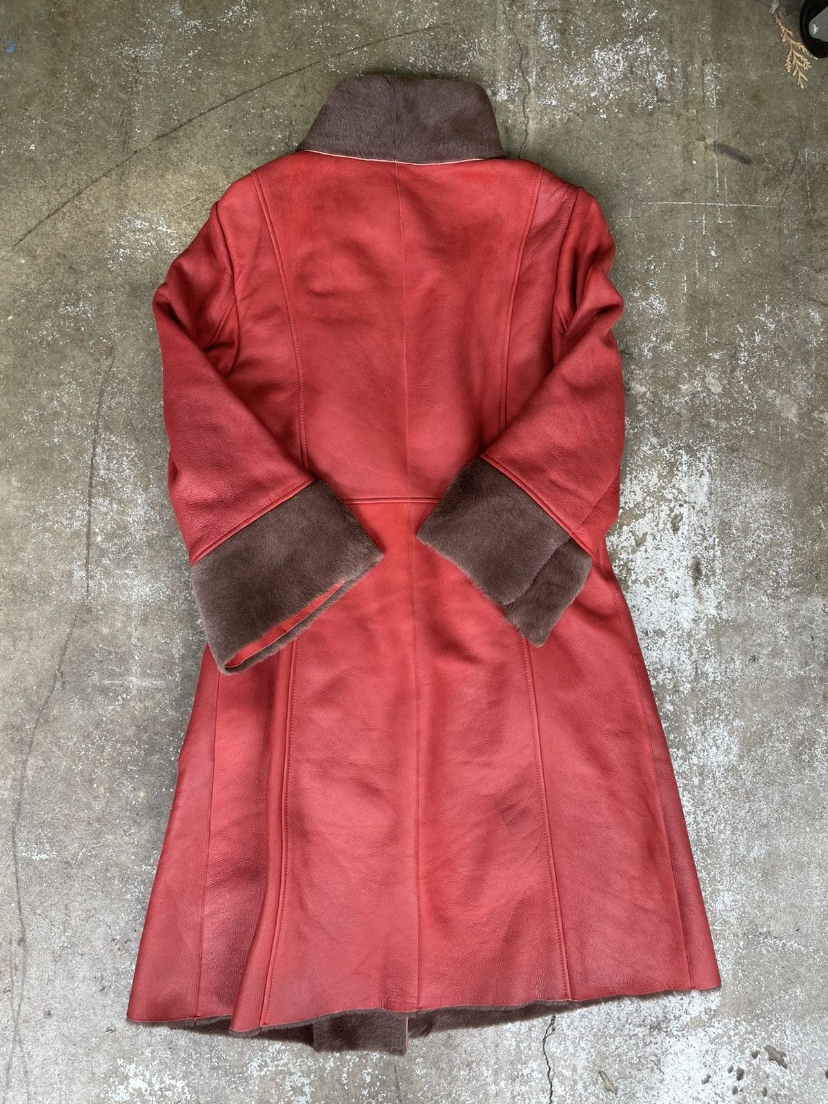 Other Vintage Harmanli Leather Fur Coat Made In Turkey Size L / US 10 / IT 46 - 3 Thumbnail