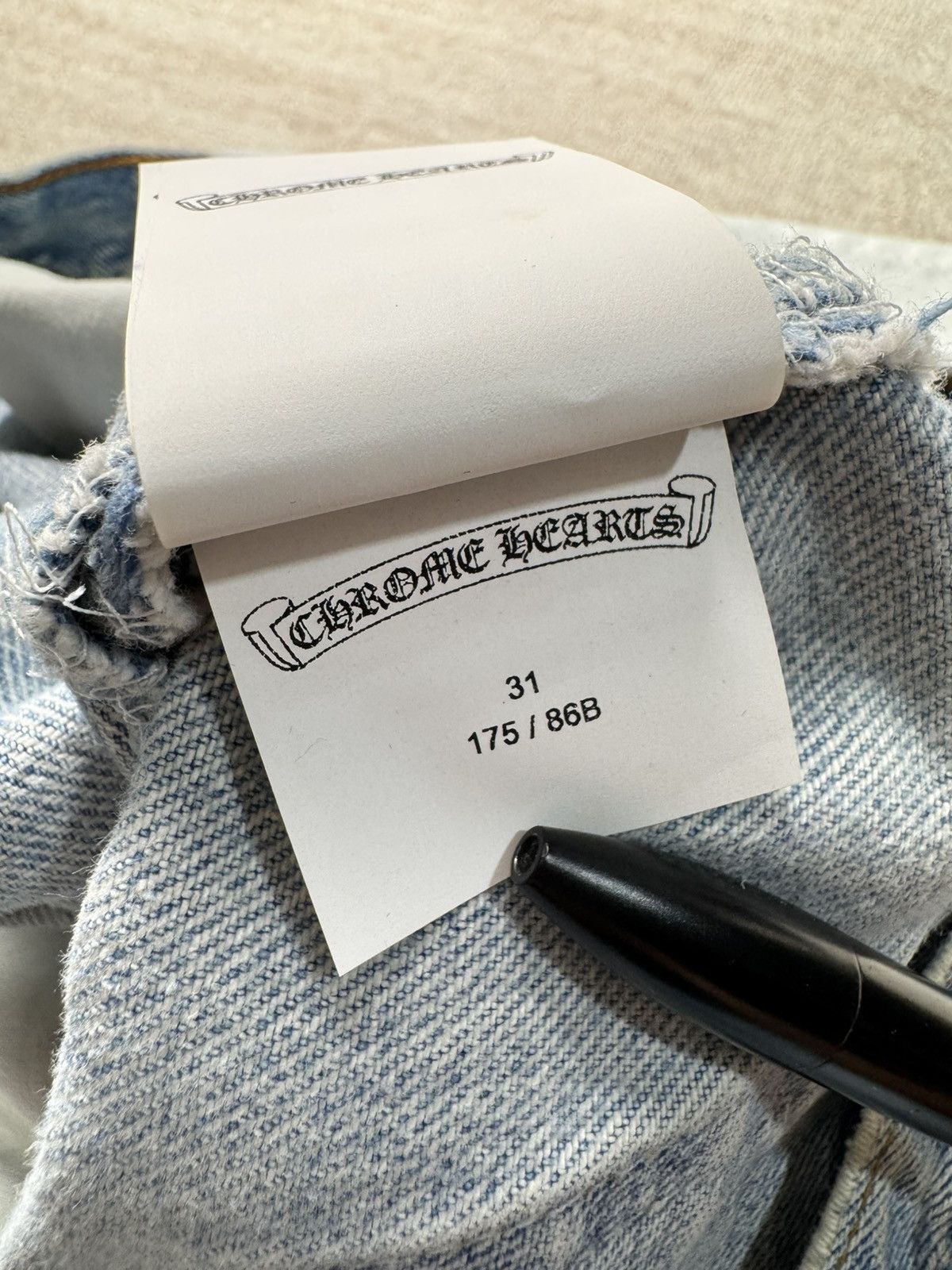 Chrome Hearts × Gallery Dept. OG chrome hearts 5001 jean 31 Size US 31 - 16 Thumbnail