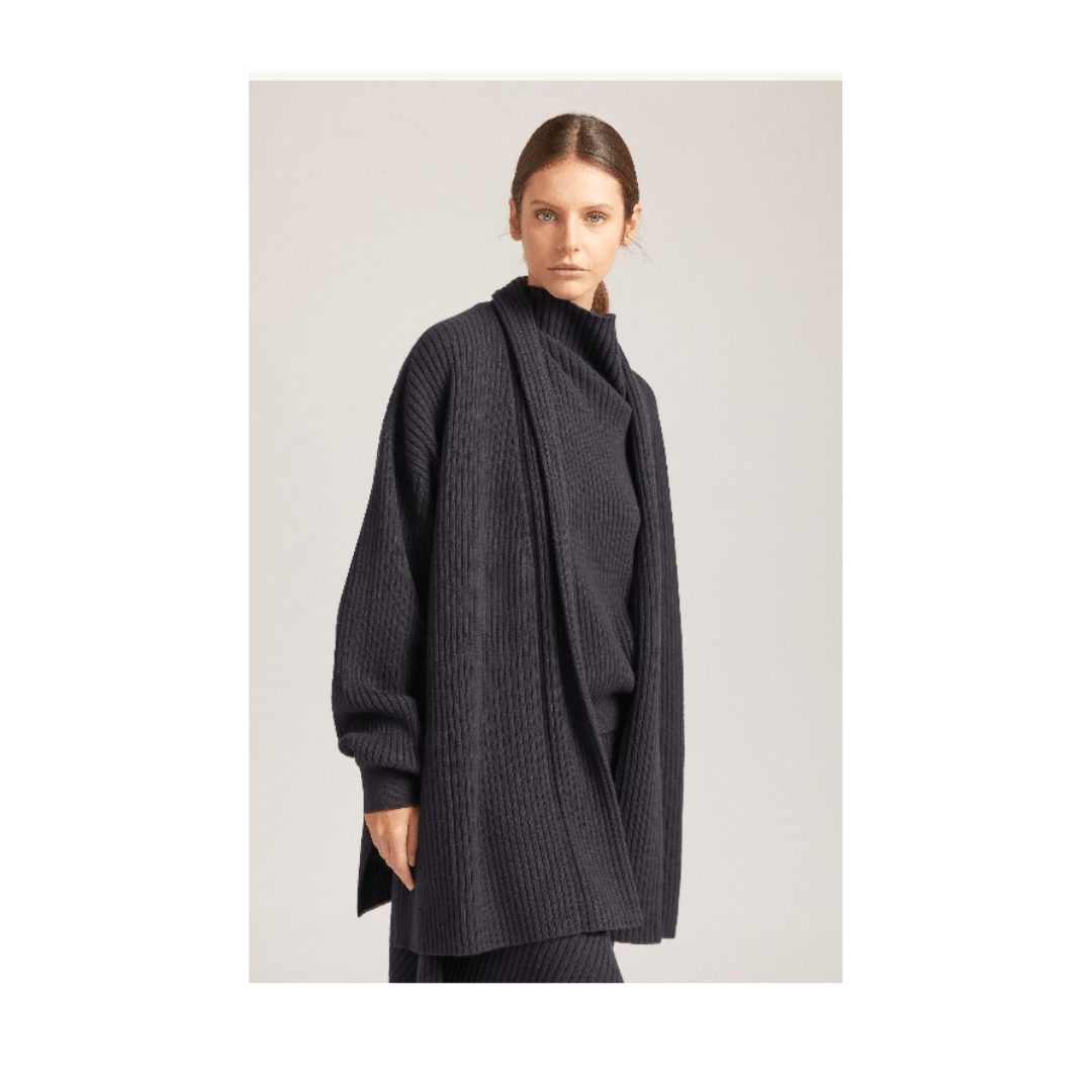 Loro Piana o1srvl11e1224 Mellbreak Cardigan in Navy Blue Size S / US 4 / IT 40 - 2 Thumbnail