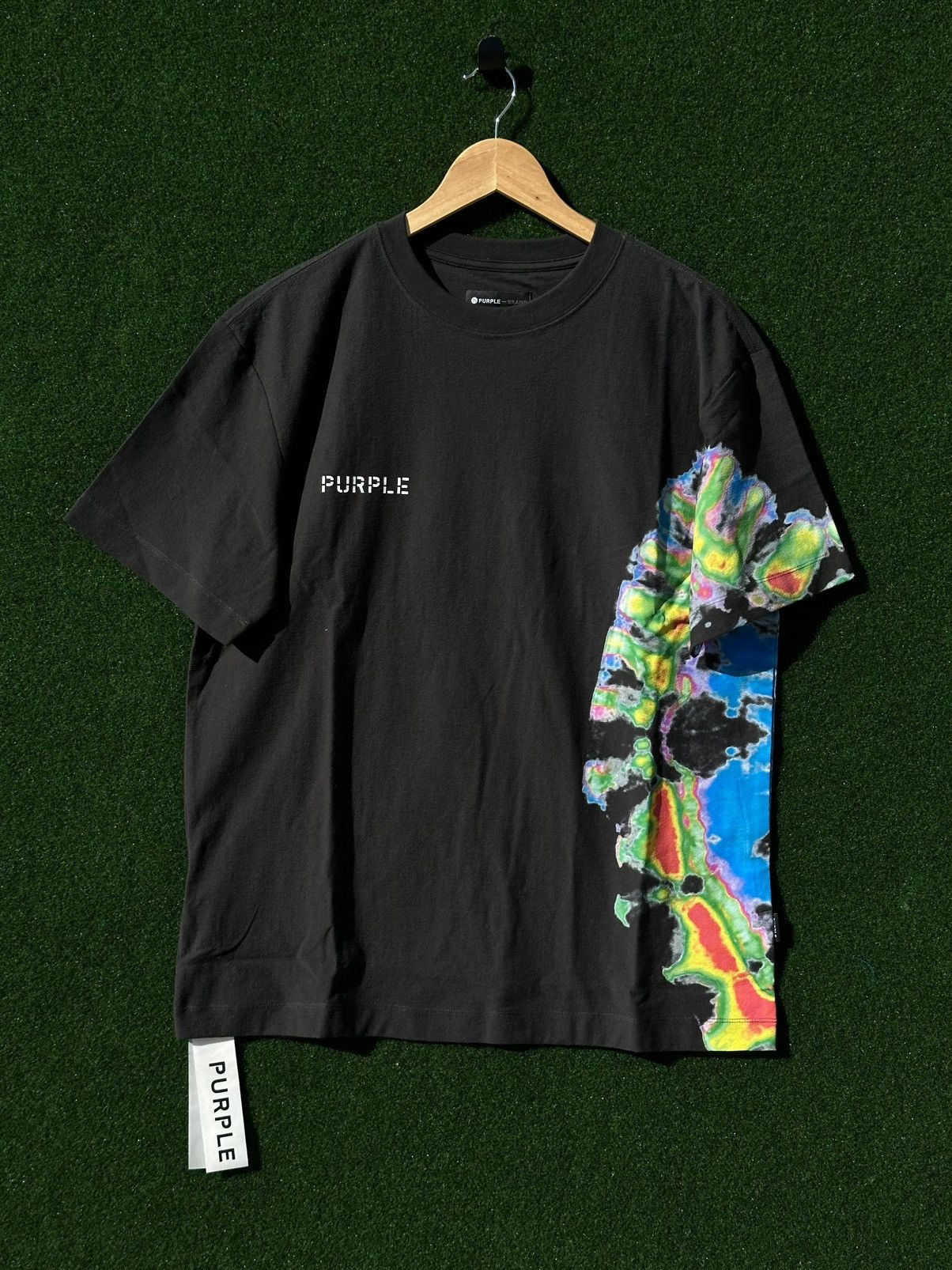 Purple Brand TEXTURED JERSEY SS TEE BLACK T-SHIRTS Size M Size US M / EU 48-50 / 2 - 1 Thumbnail