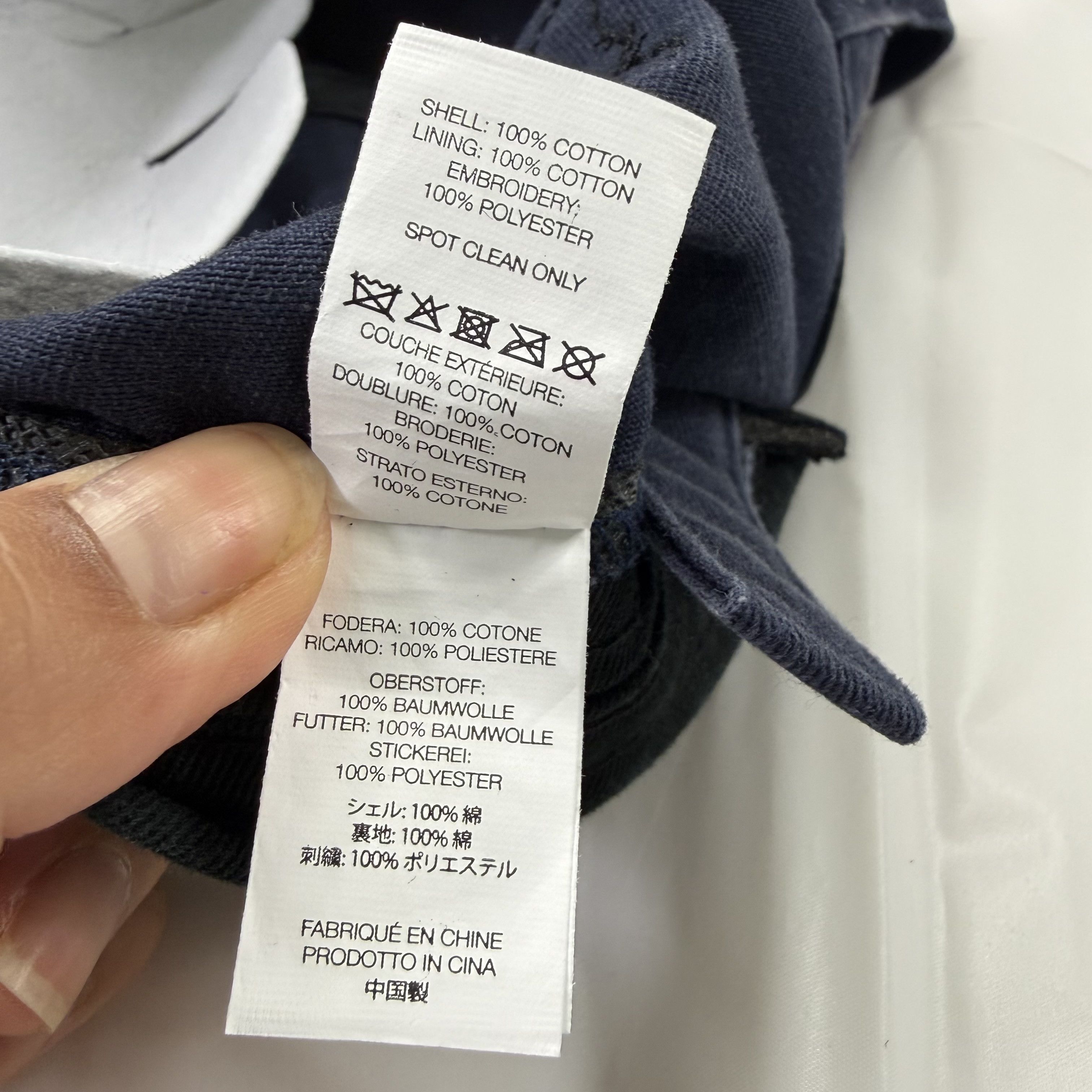 Supreme Supreme Multi Type 6-Panel Hat Navy Blue Strapback Size ONE SIZE - 8 Thumbnail