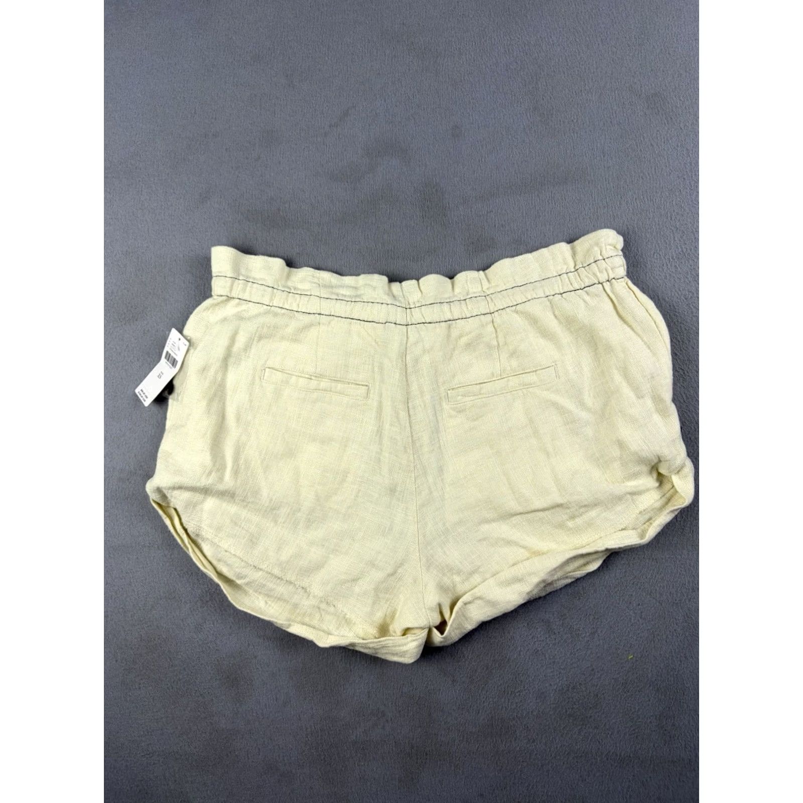 Anthropologie Anthropologie Shorts Women XS Pearl White Belted Lined Blend NEW Size 26" / US 2 / IT 38 - 7 Thumbnail
